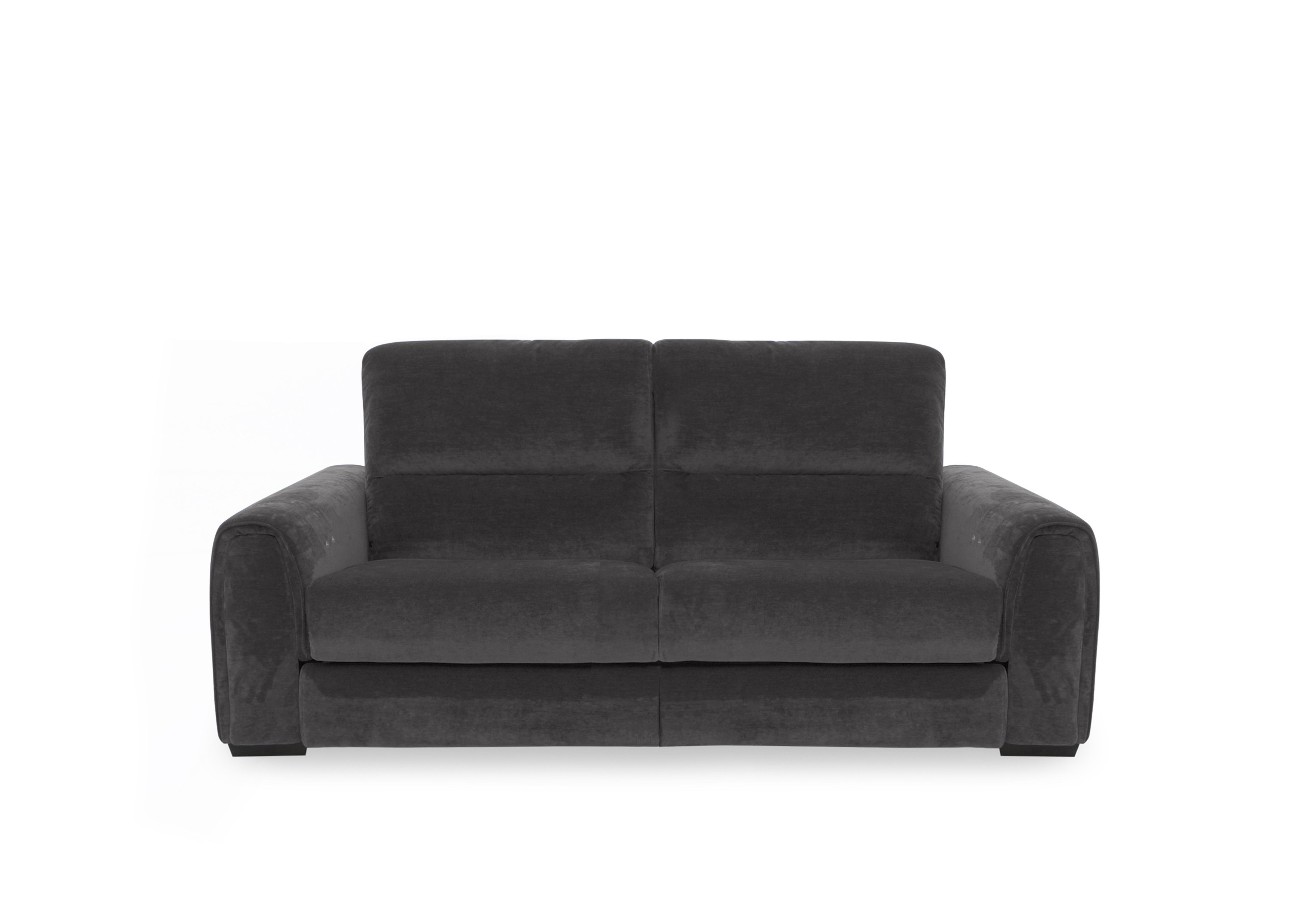 Flex Fabric 2 Seater Power Recliner Sofa with Storage Arms in Fab-Can-R456 Anthracite on Furniture Village