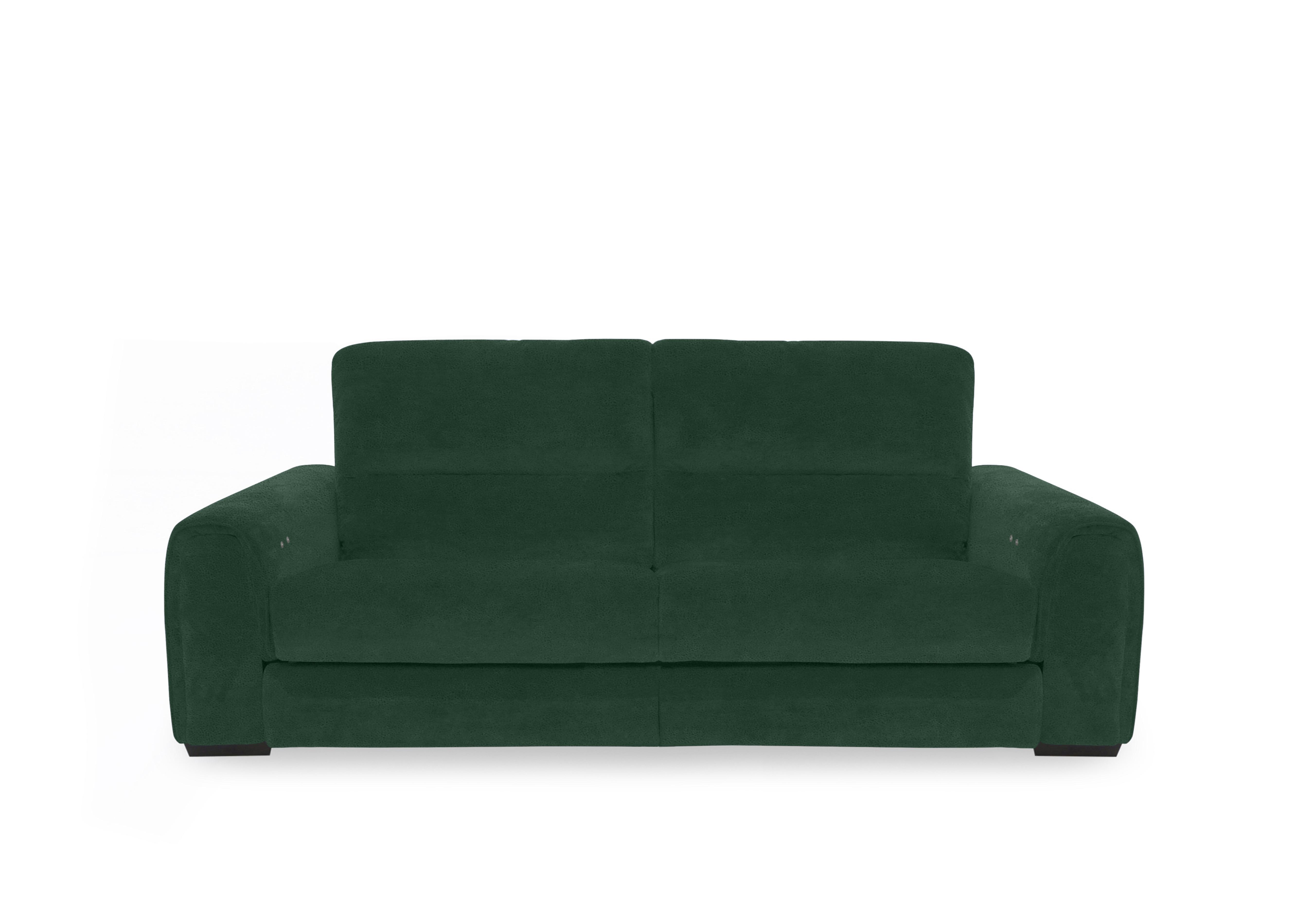Flex Fabric 3 Seater Power Recliner Sofa with Storage Arms in Fab-Meg-R37 Emerald Green on Furniture Village