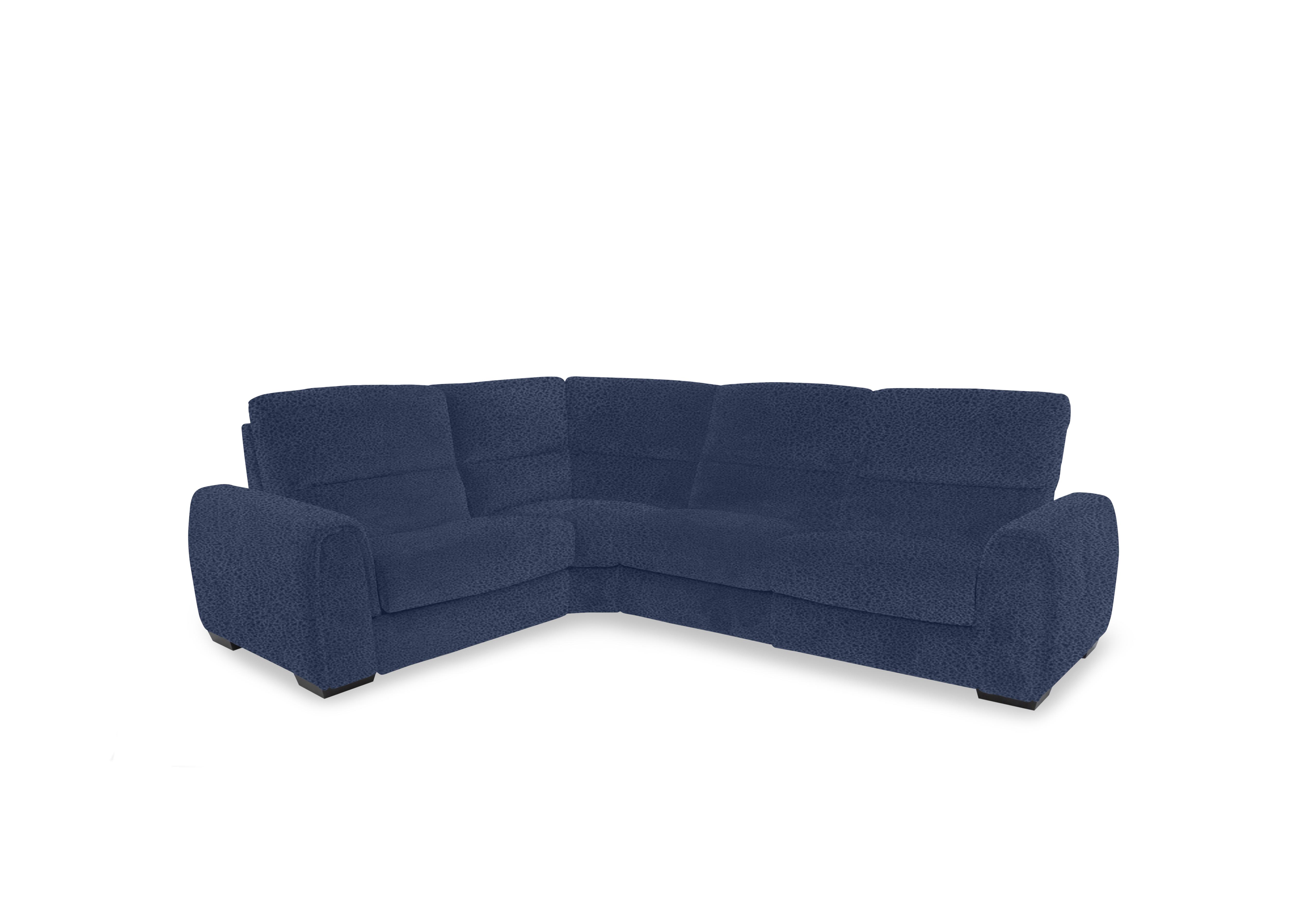 Flex Fabric Small Corner Sofa Bed with Storage Arm in Bfa-Blj-R10 Blue on Furniture Village