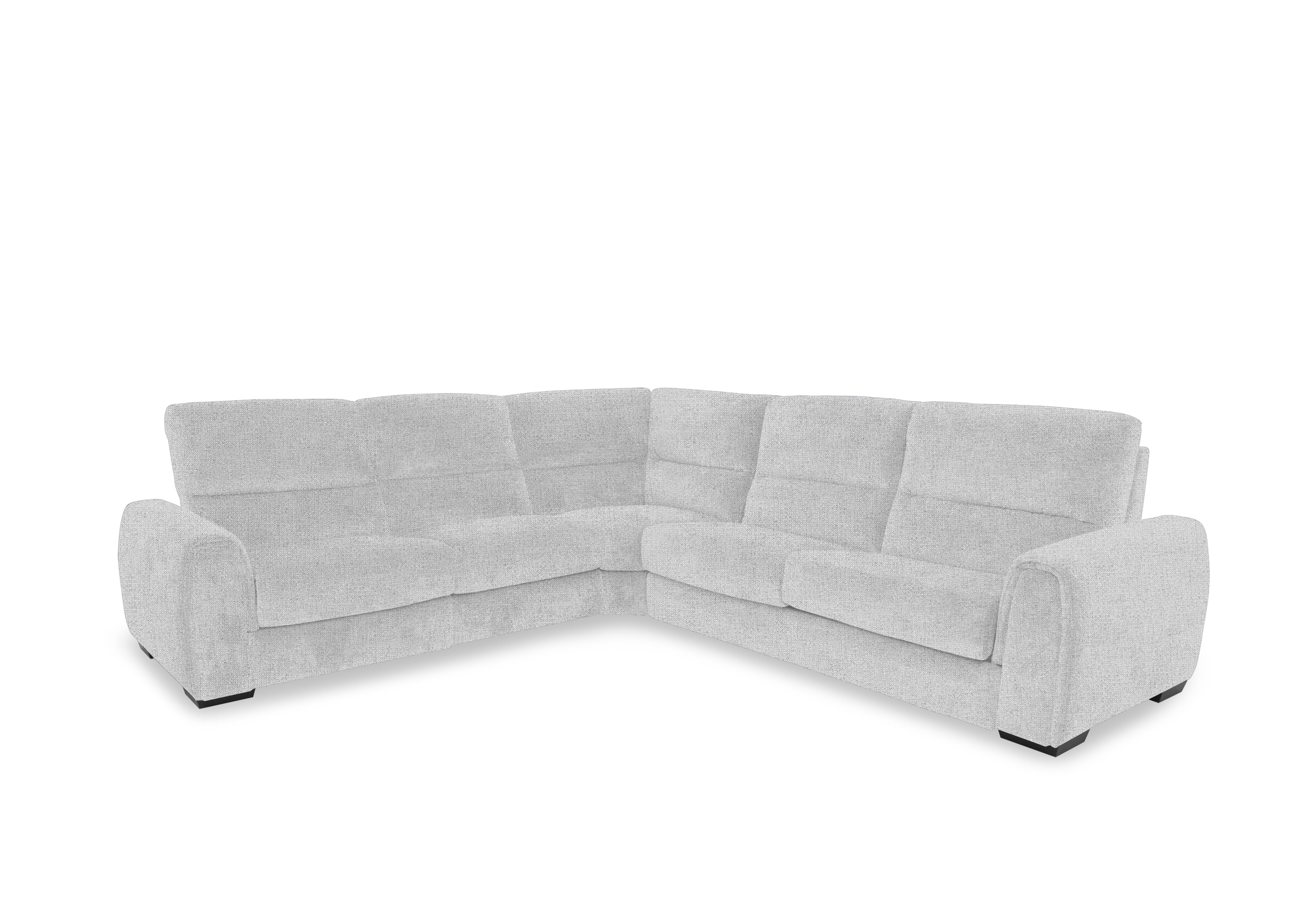 Flex Fabric Large Corner Sofa Bed with Storage Arm in Fab-Mil-R104 Oyster on Furniture Village