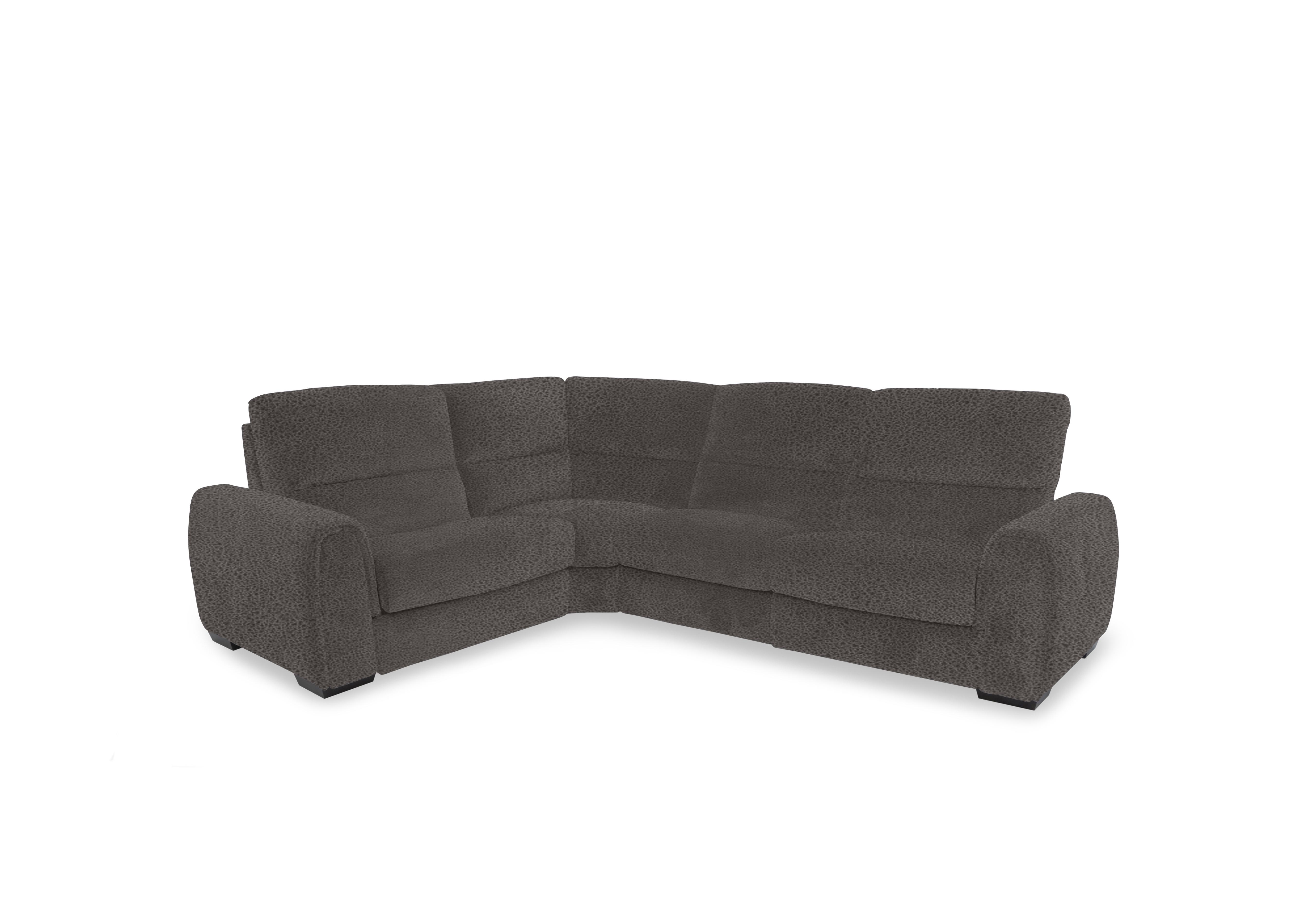 Flex Fabric Small Power Recliner Corner Sofa with Storage Arms in Bfa-Blj-R16 Grey on Furniture Village