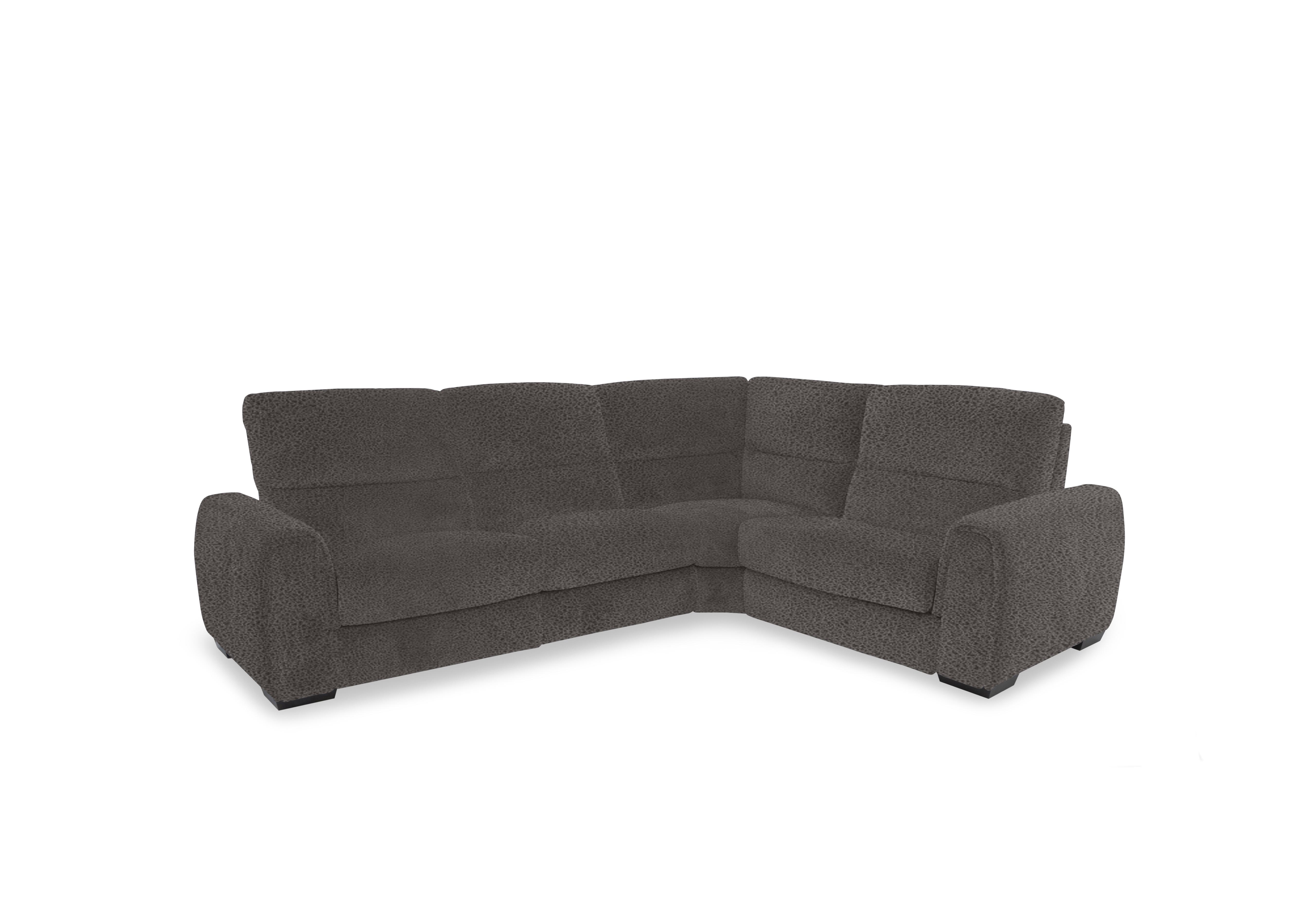 Flex Fabric Small Power Recliner Corner Sofa with Storage Arms in Bfa-Blj-R16 Grey on Furniture Village