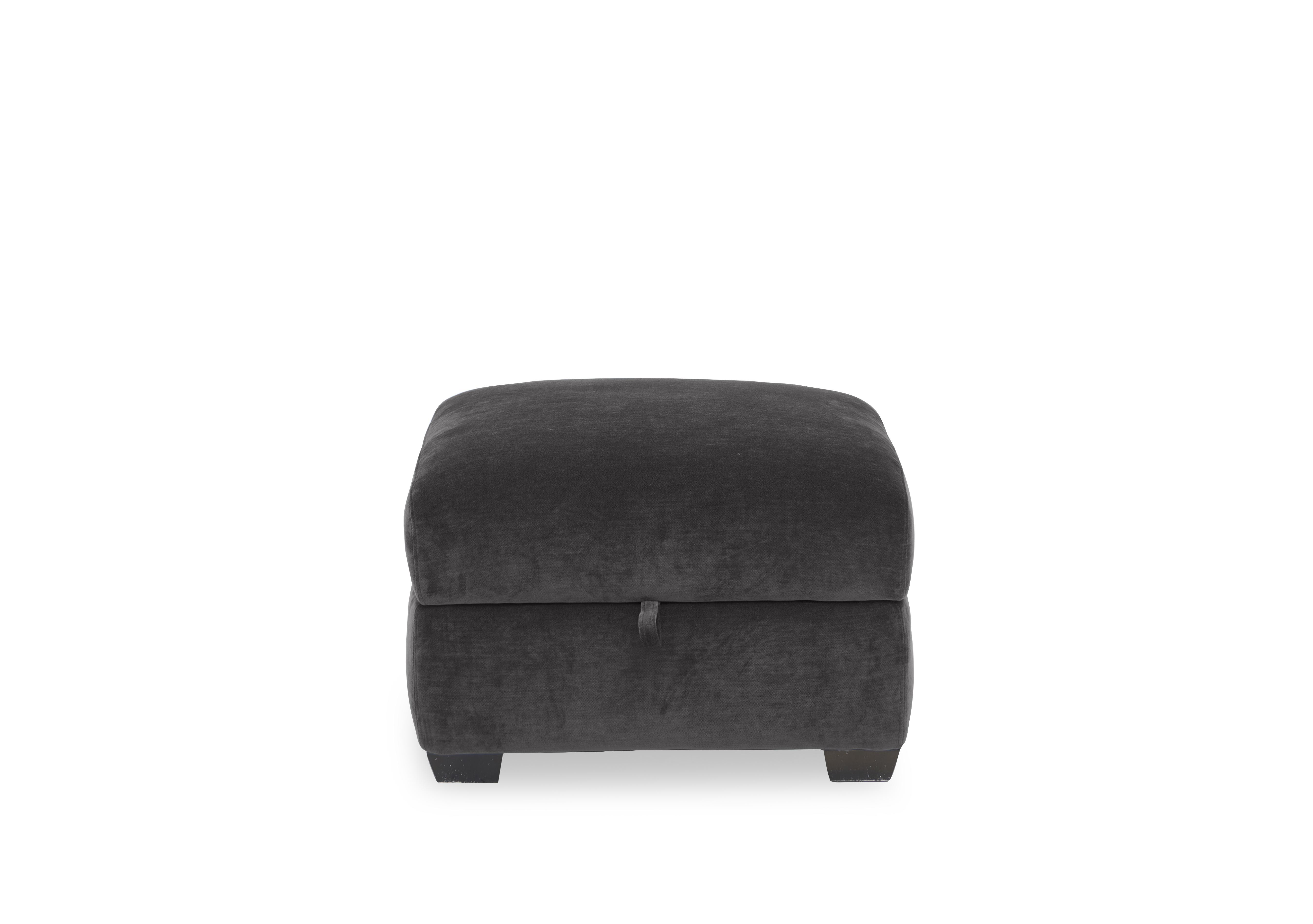 Flex Fabric Storage Footstool in Fab-Can-R456 Anthracite on Furniture Village