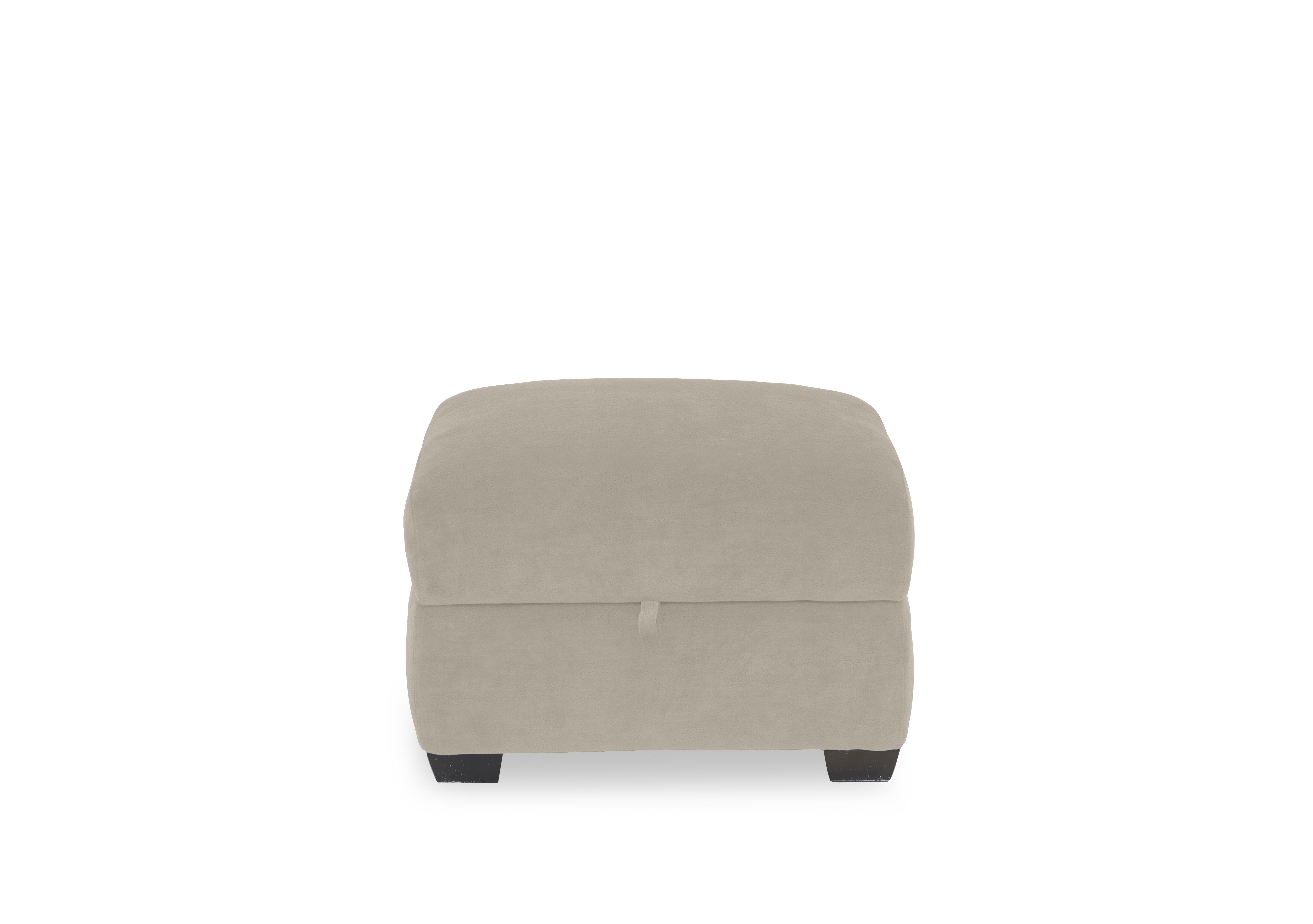Flex Fabric Storage Footstool in Fab-Meg-R32 Light Khaki on Furniture Village