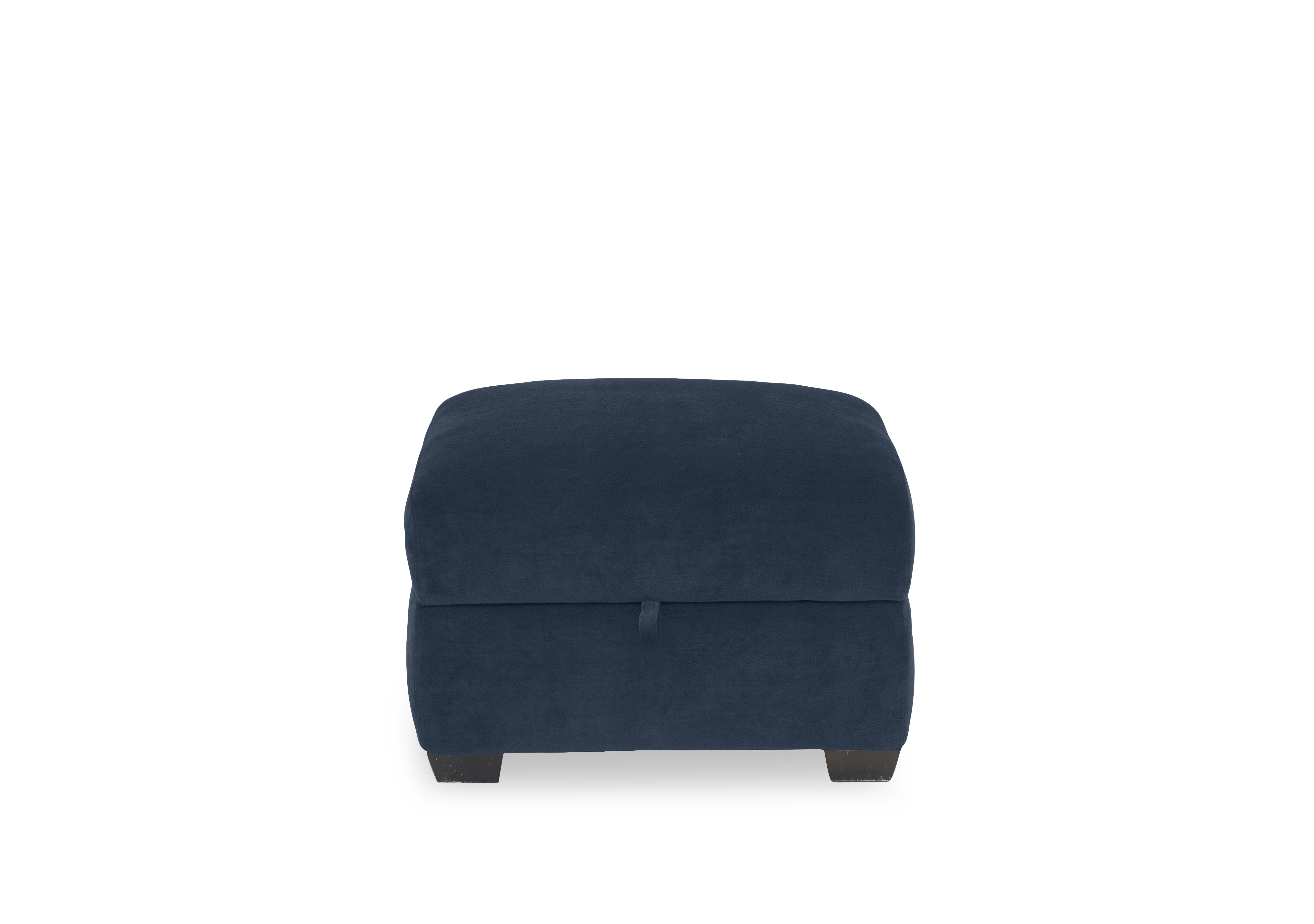 Flex Fabric Storage Footstool in Fab-Meg-R36 Lake Green on Furniture Village