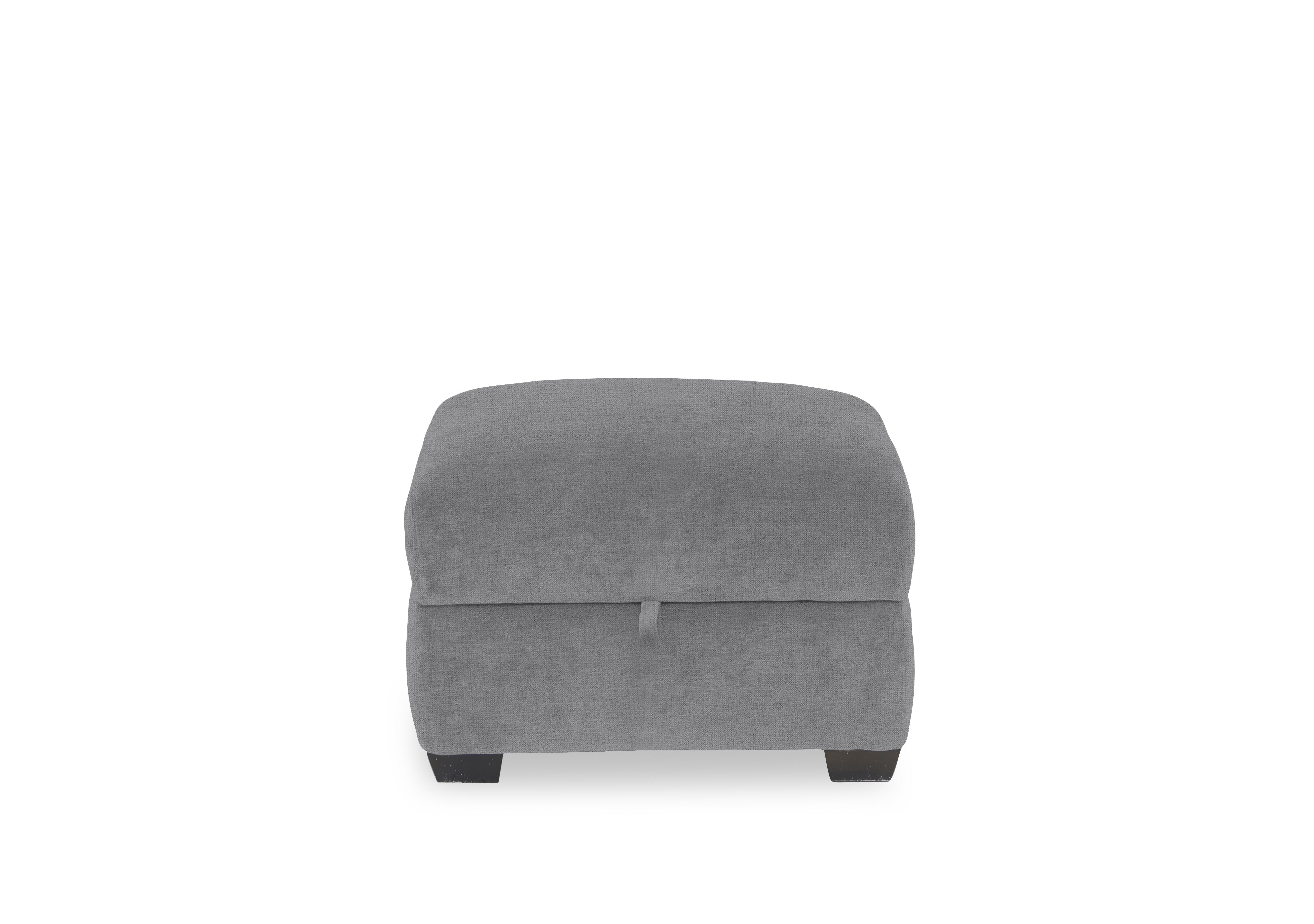 Flex Fabric Storage Footstool in Fab-Mil-R451 Pewter on Furniture Village