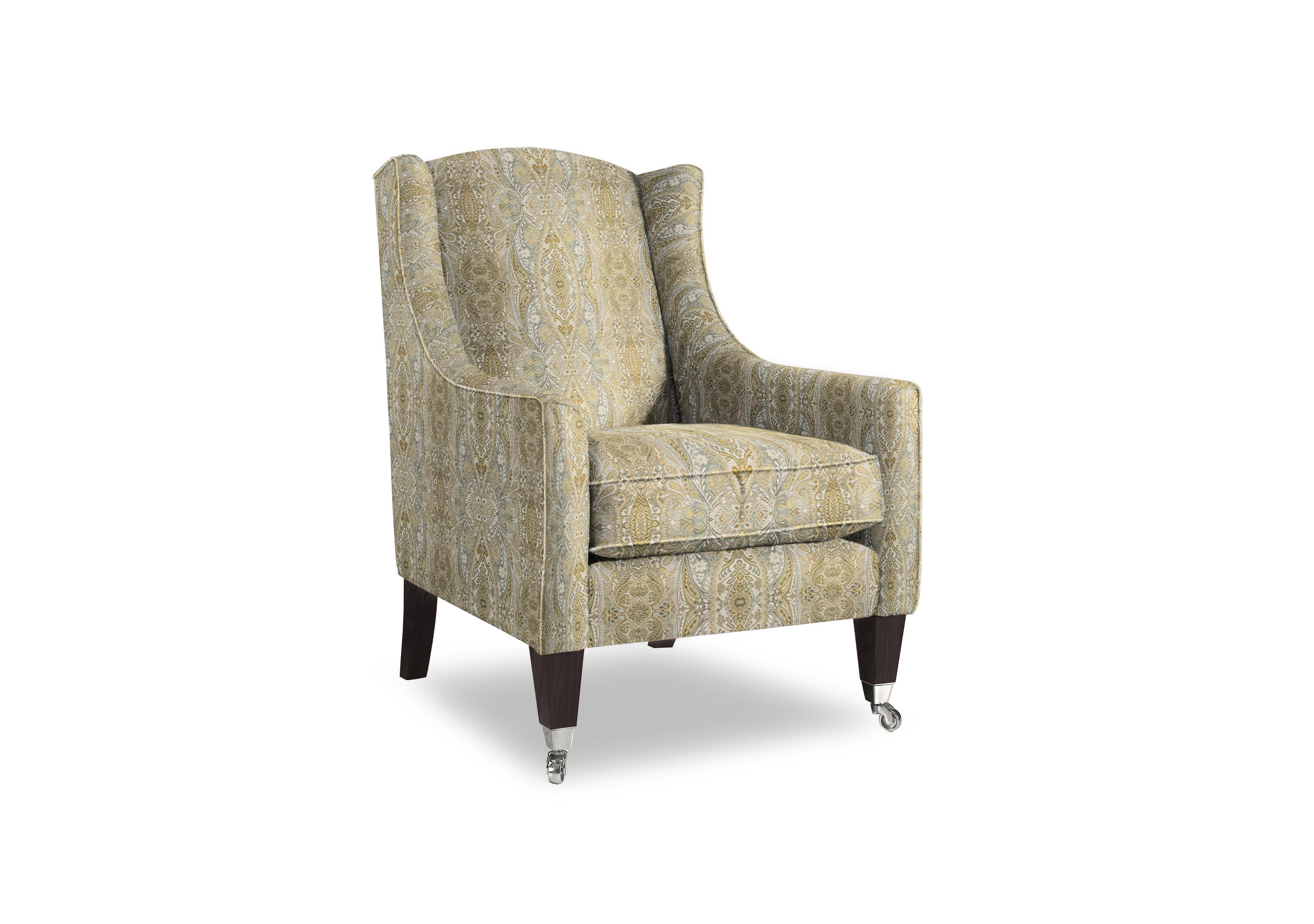 Plaza Accent Chair in Nouveau Caramel Mgy/Chr on Furniture Village