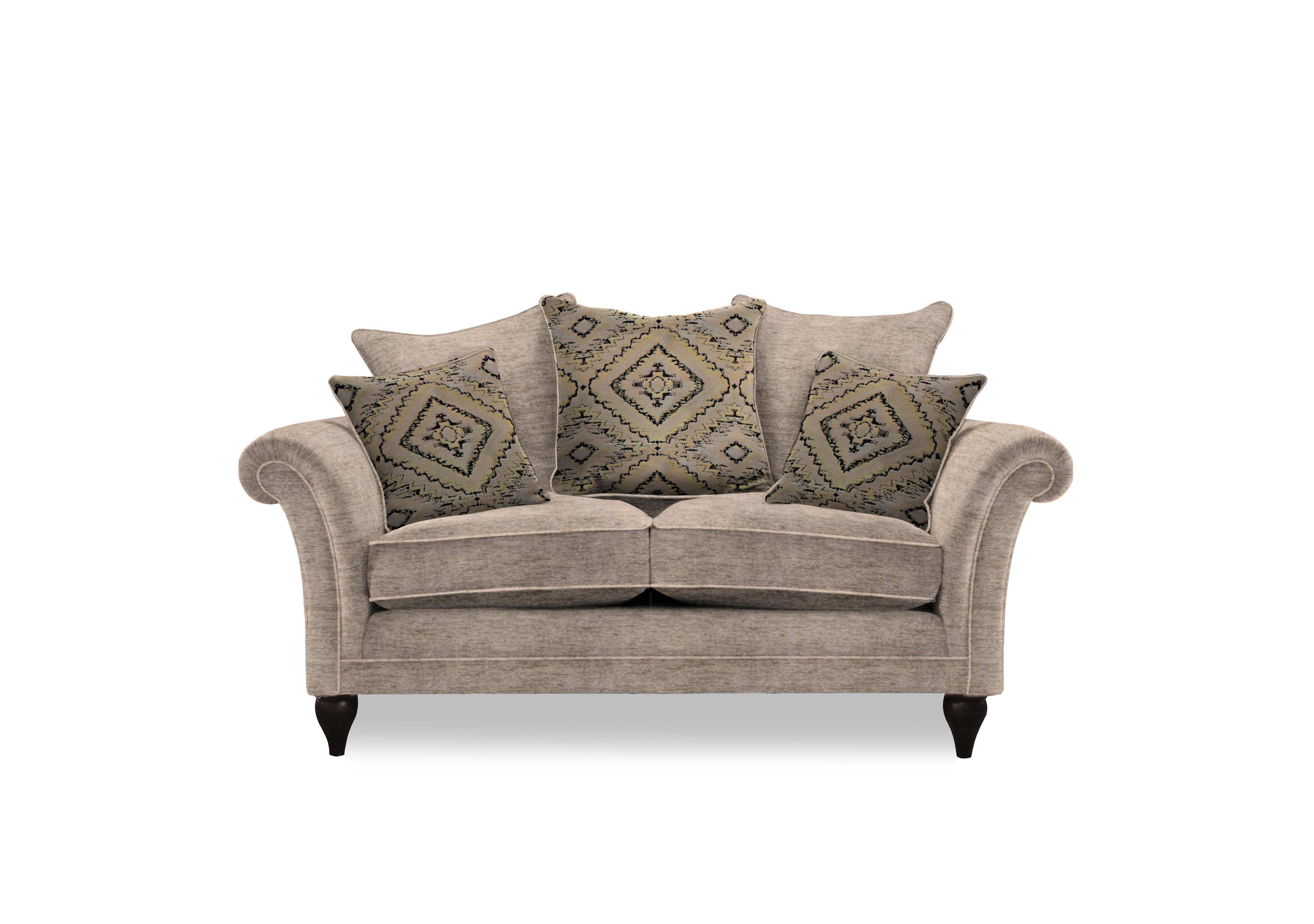 Plaza 2 Seater Scatter Back Sofa in Sherpa Oys Hym Mnk Mgy Display on Furniture Village