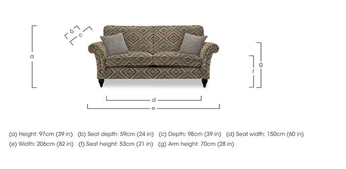 Plaza Large 2 Seater Classic Back Sofa in  on Furniture Village