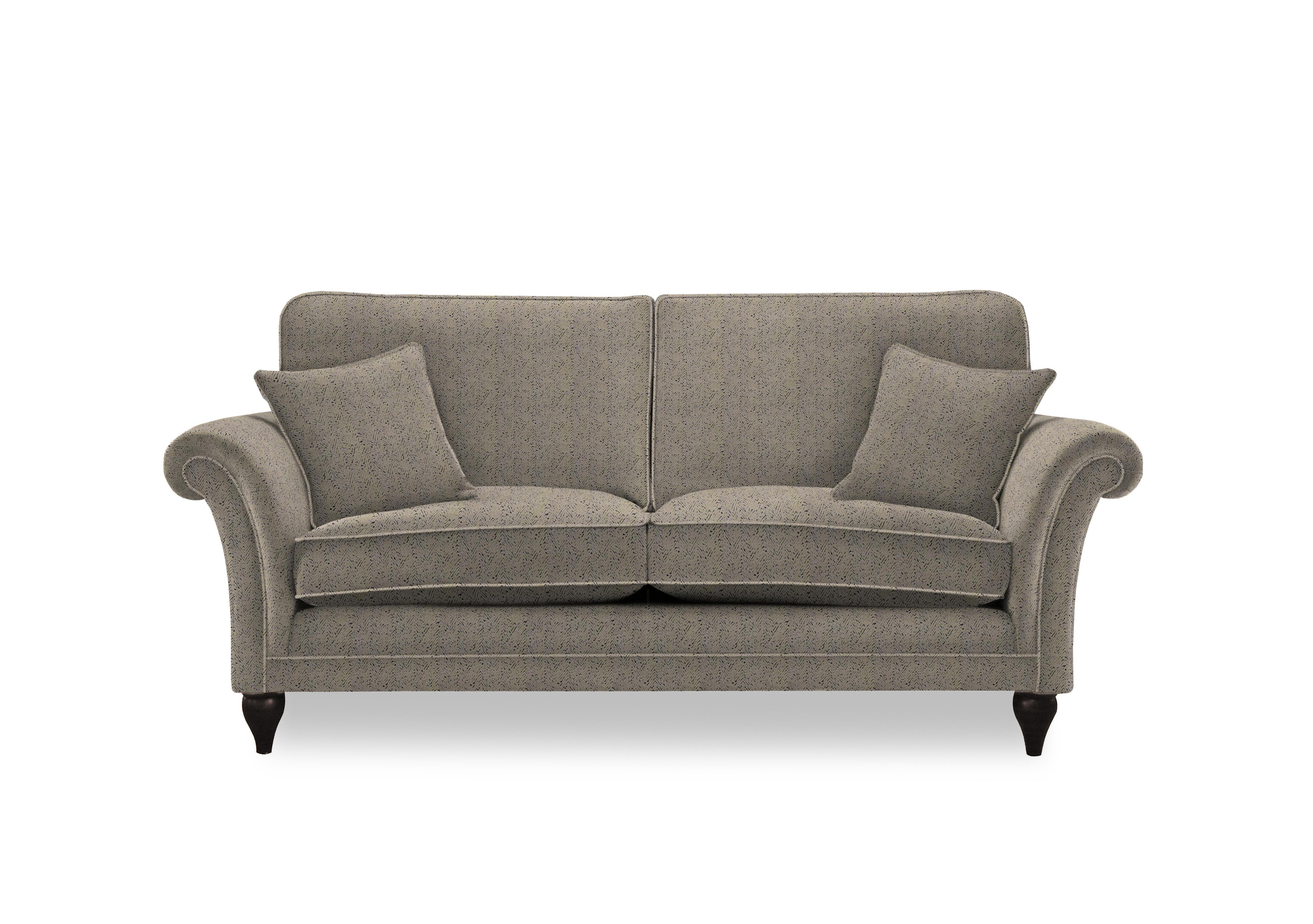 Plaza Large 2 Seater Classic Back Sofa in Arcata Mink Mgy on Furniture Village