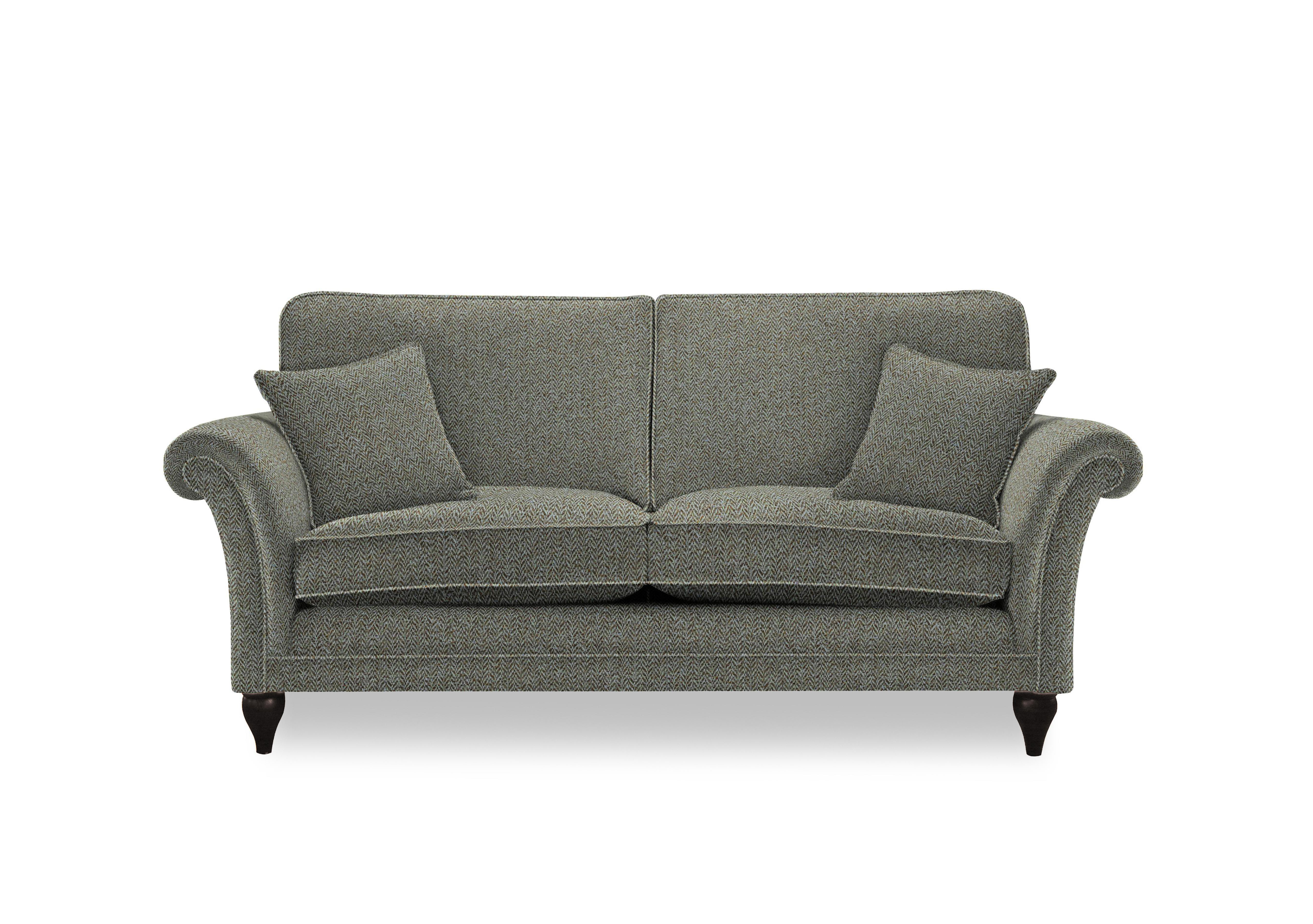 Plaza Large 2 Seater Classic Back Sofa in Contour Forest Mgy on Furniture Village