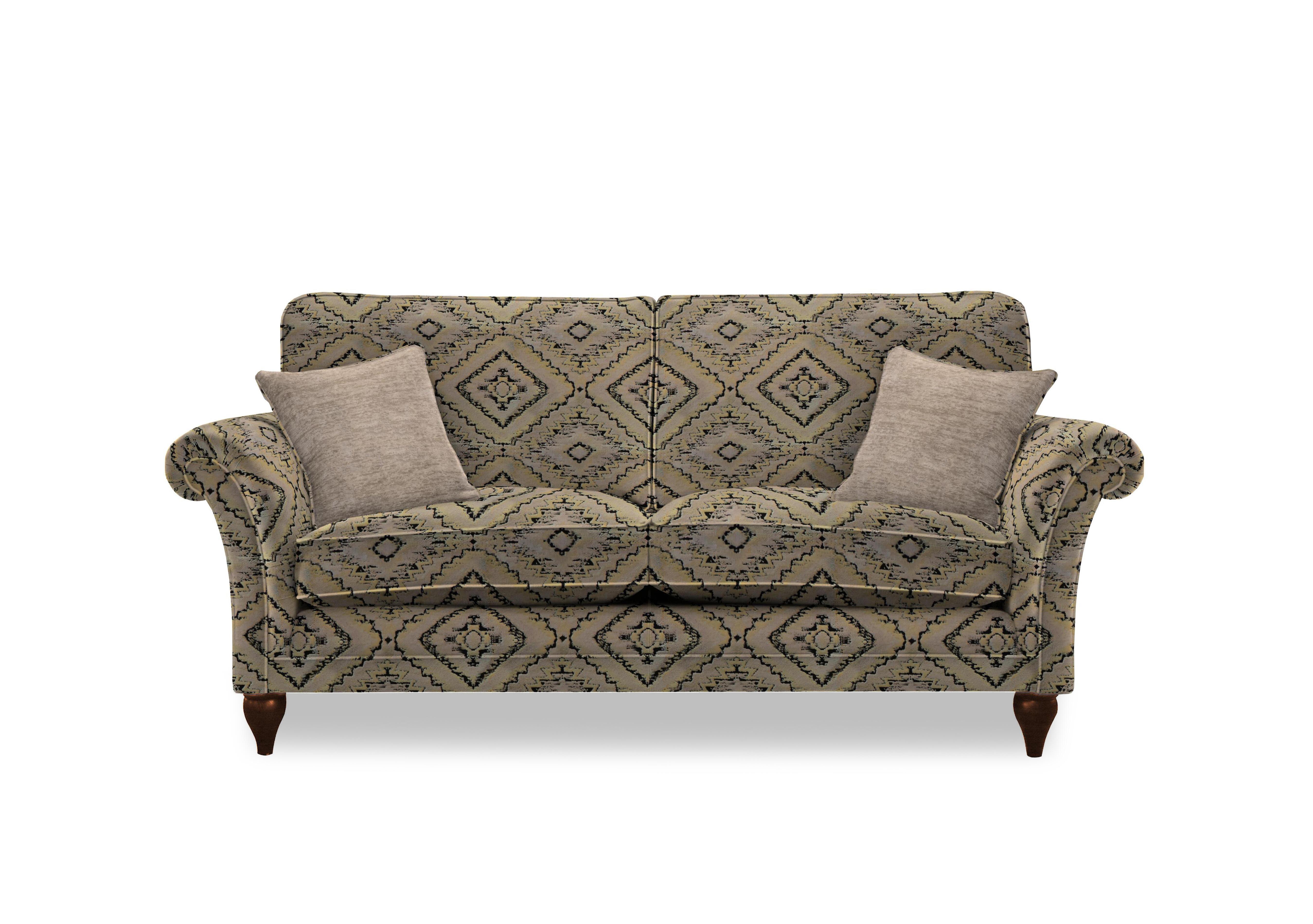 Plaza Large 2 Seater Classic Back Sofa in Hym Mnk Sherpa Oys Mgy Display on Furniture Village