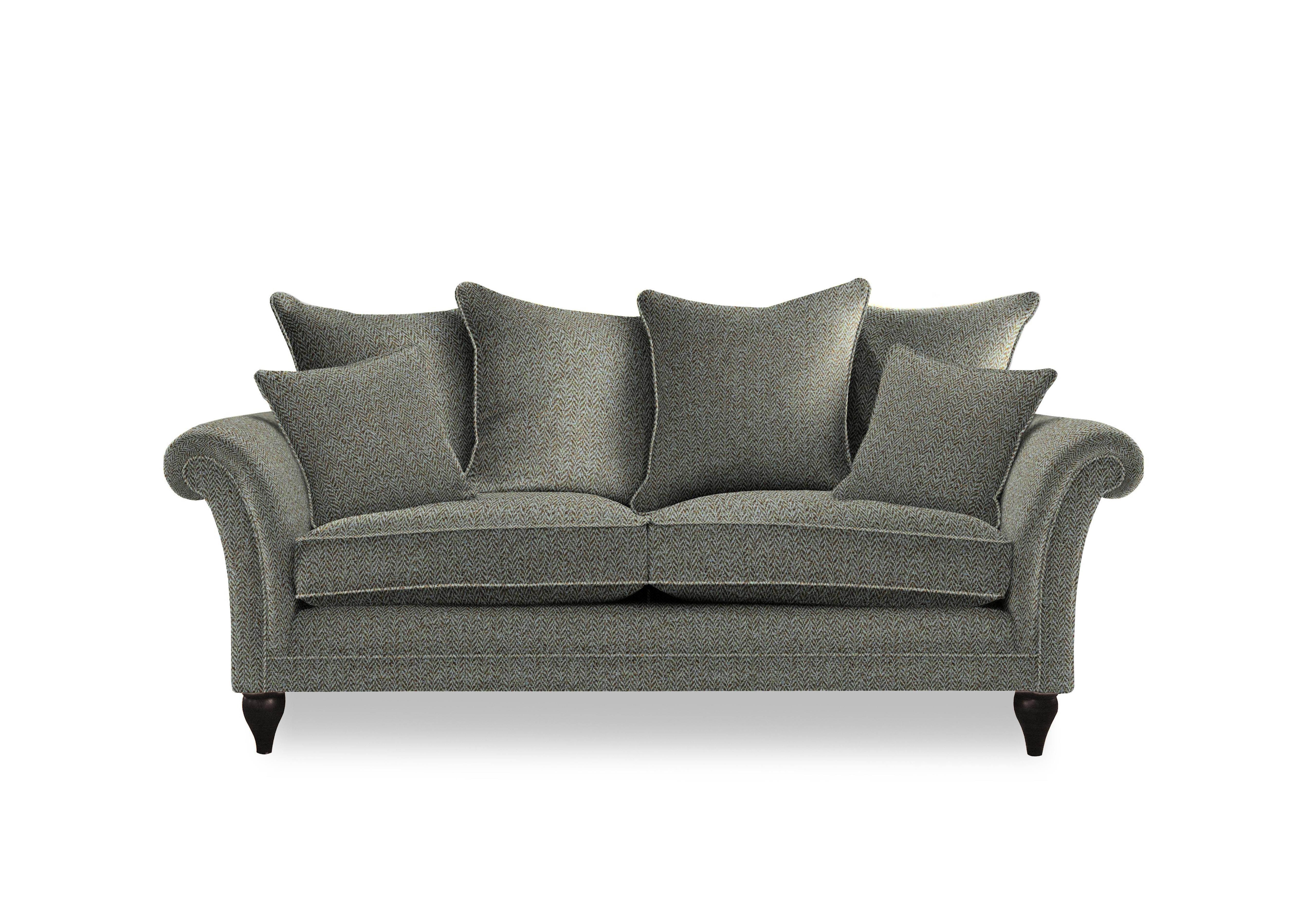 Plaza Large 2 Seater Scatter Back Sofa in Contour Forest Mgy on Furniture Village