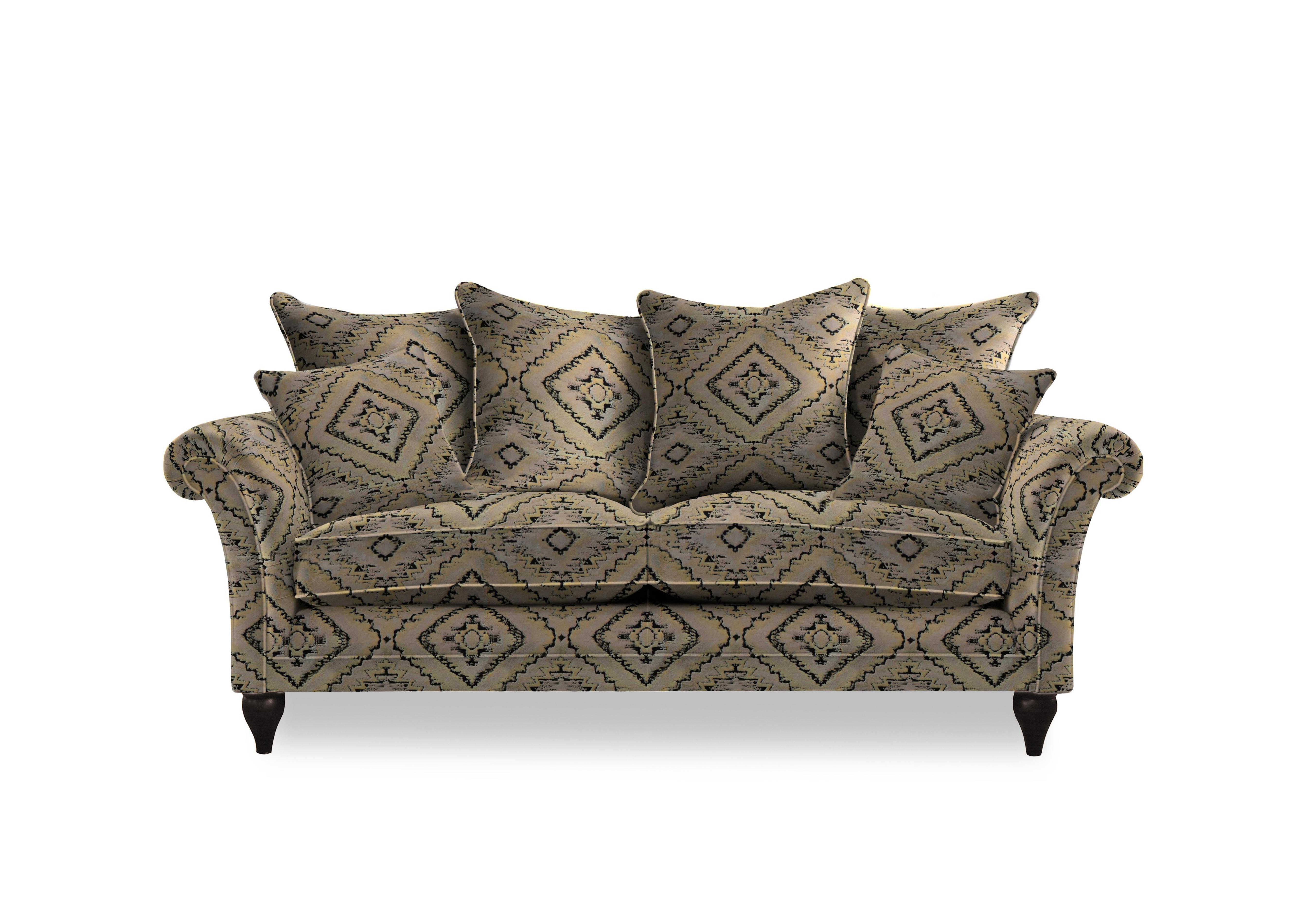 Plaza Large 2 Seater Scatter Back Sofa in Hyams Mink Mgy on Furniture Village