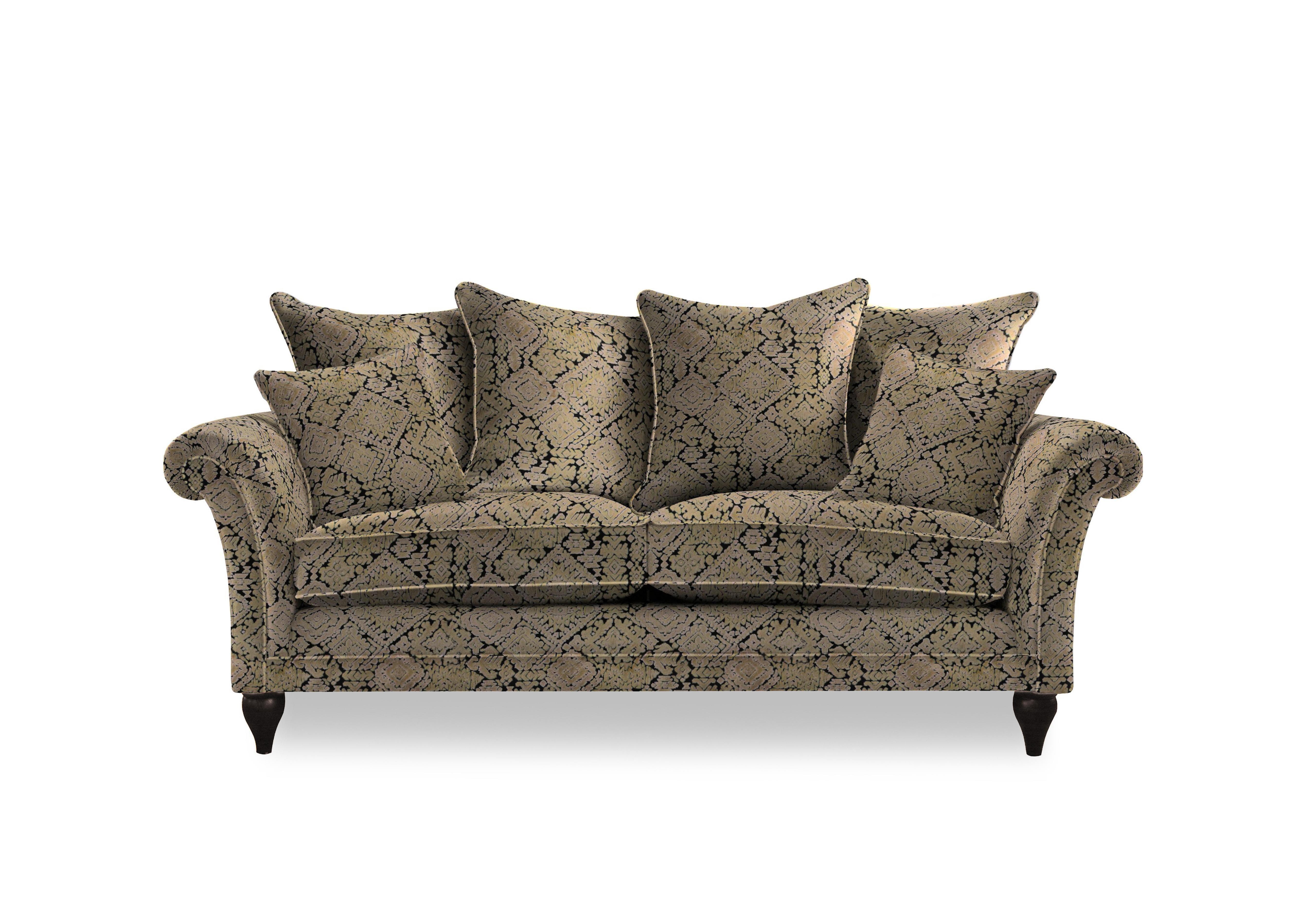 Plaza Large 2 Seater Scatter Back Sofa in Matira Mink Mgy on Furniture Village