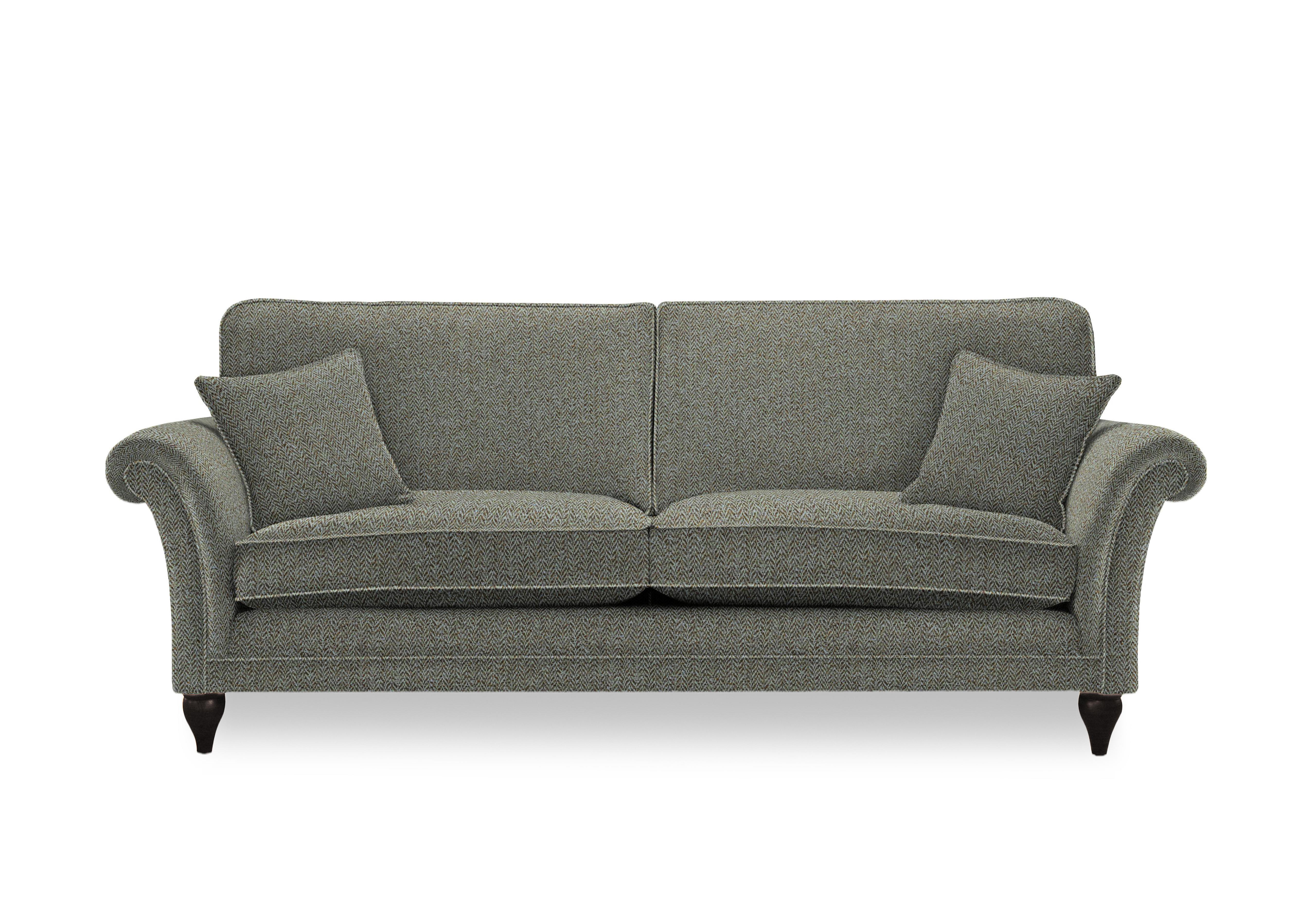 Plaza Grand Classic Back Sofa in Contour Forest Mgy on Furniture Village