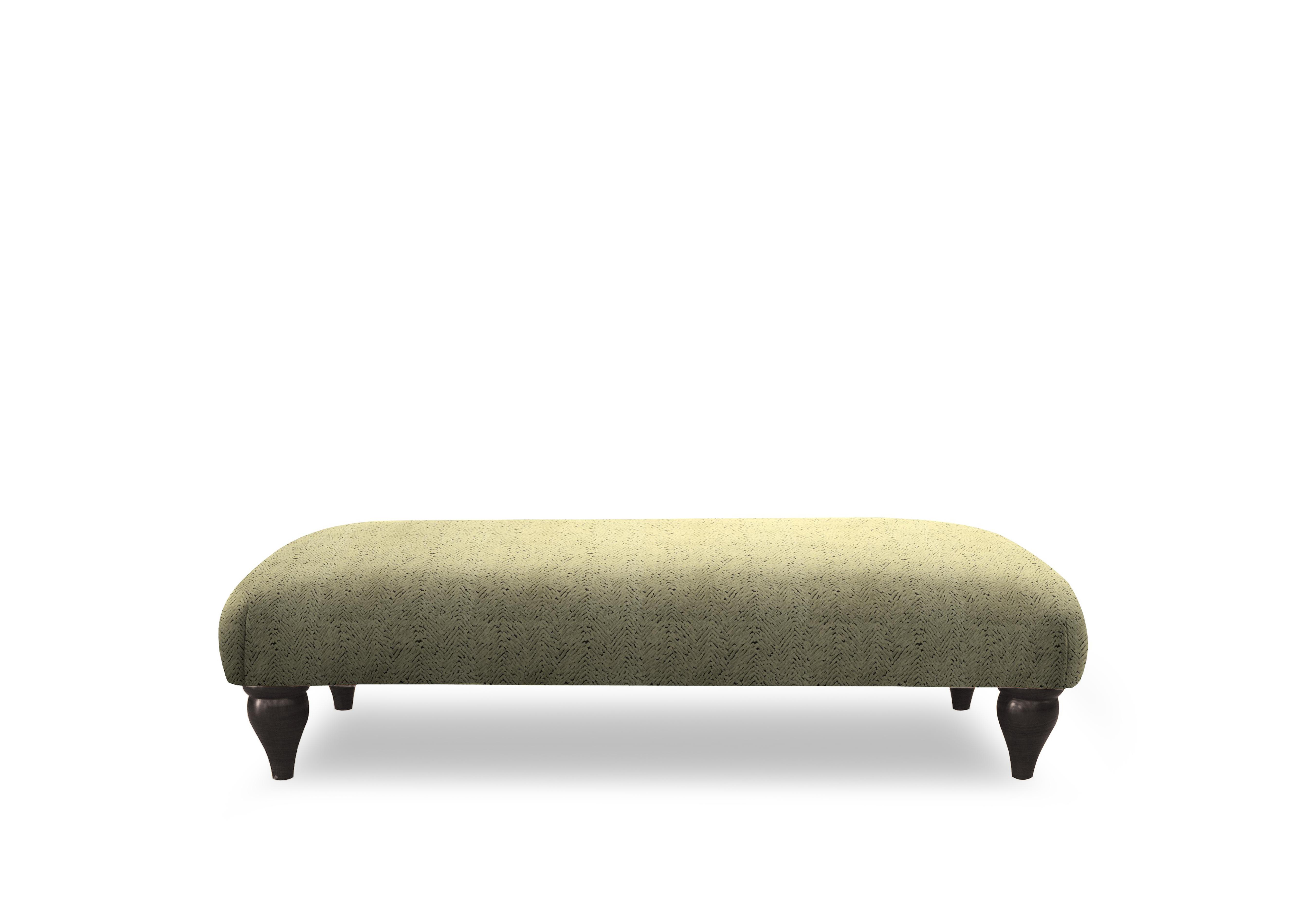 Plaza Bench Footstool in Arcata Moss Mgy on Furniture Village