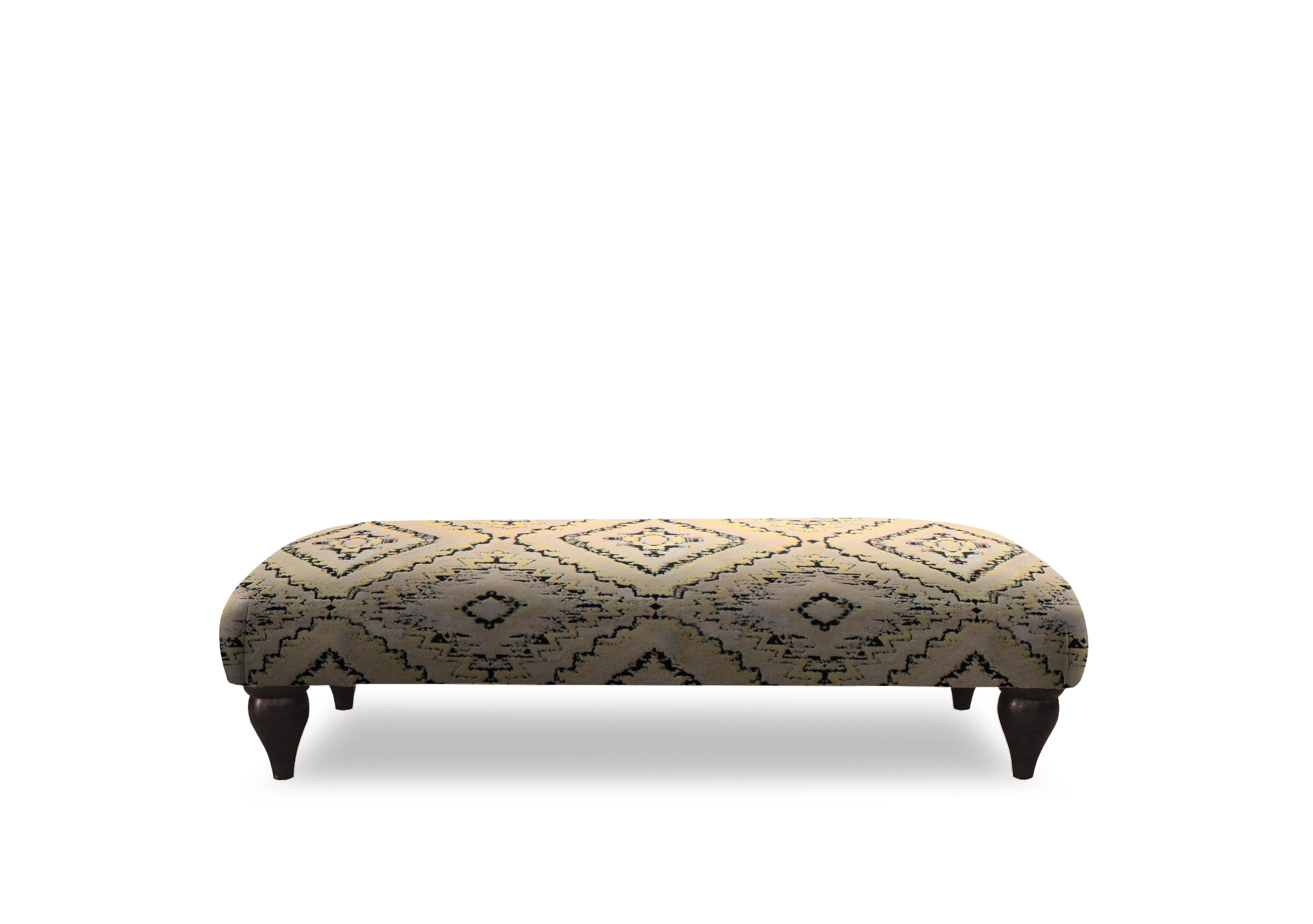 Plaza Bench Footstool in Hyams Mink Mgy on Furniture Village