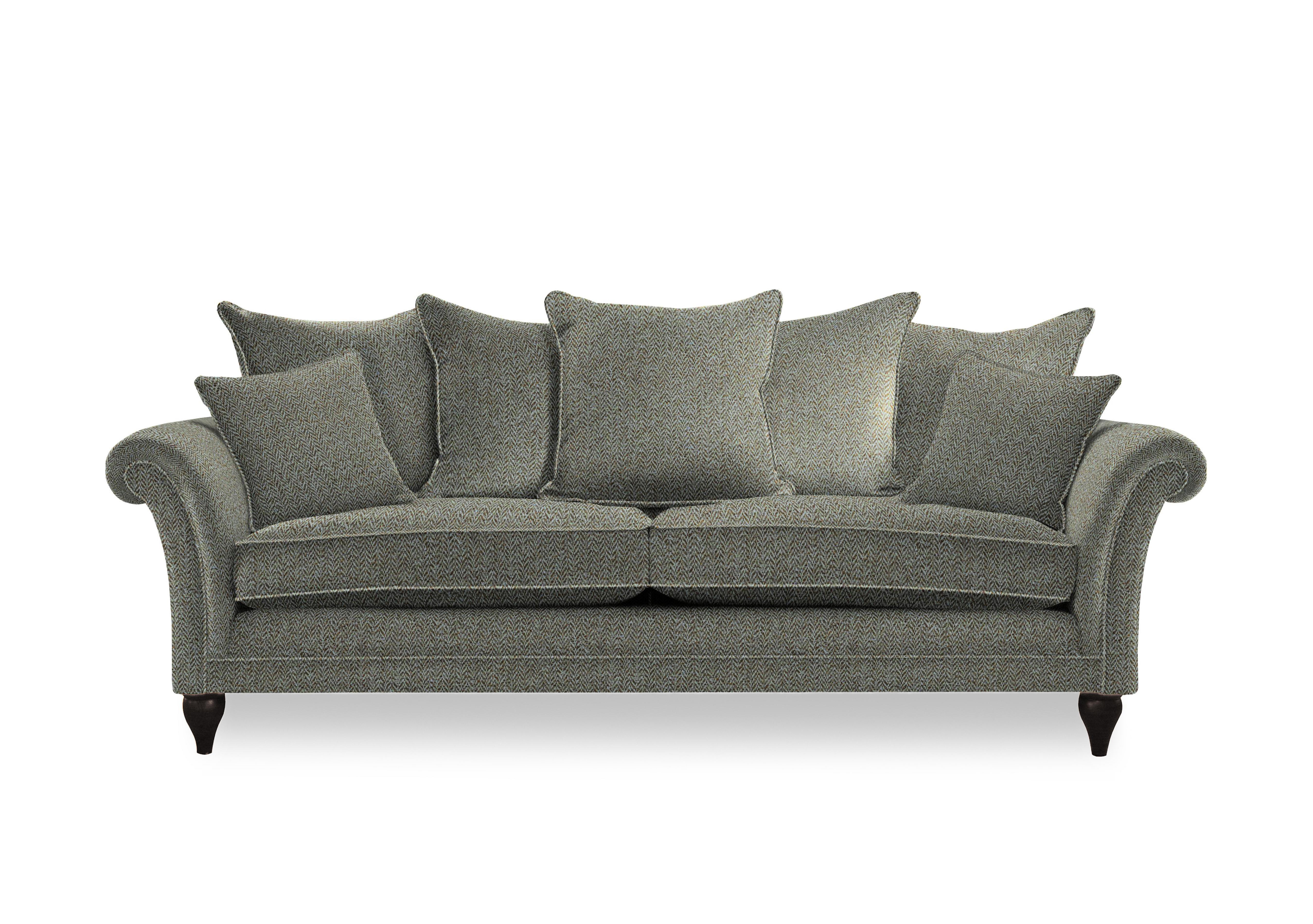 Plaza Grand Scatter Back Sofa in Contour Forest Mgy on Furniture Village