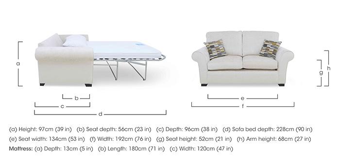 Hedingham 2 Seater Standard Sofa Bed in  on Furniture Village