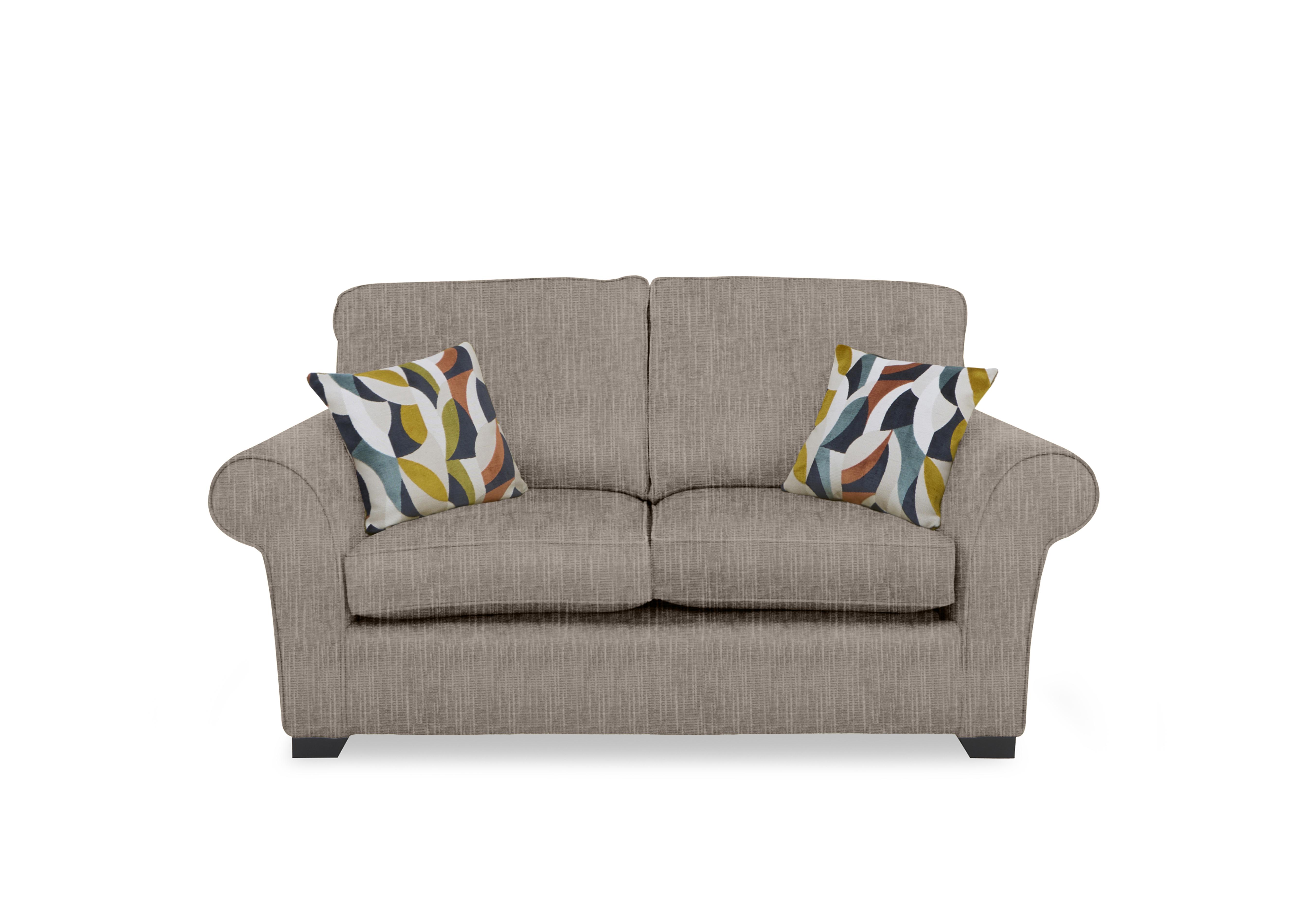 Hedingham 2 Seater Standard Sofa Bed in Latte Bromley Chenille Plain on Furniture Village
