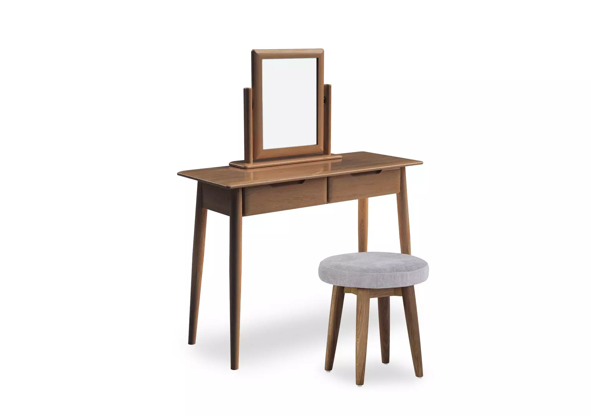 Stockholm Dressing Table with Stool and Mirror