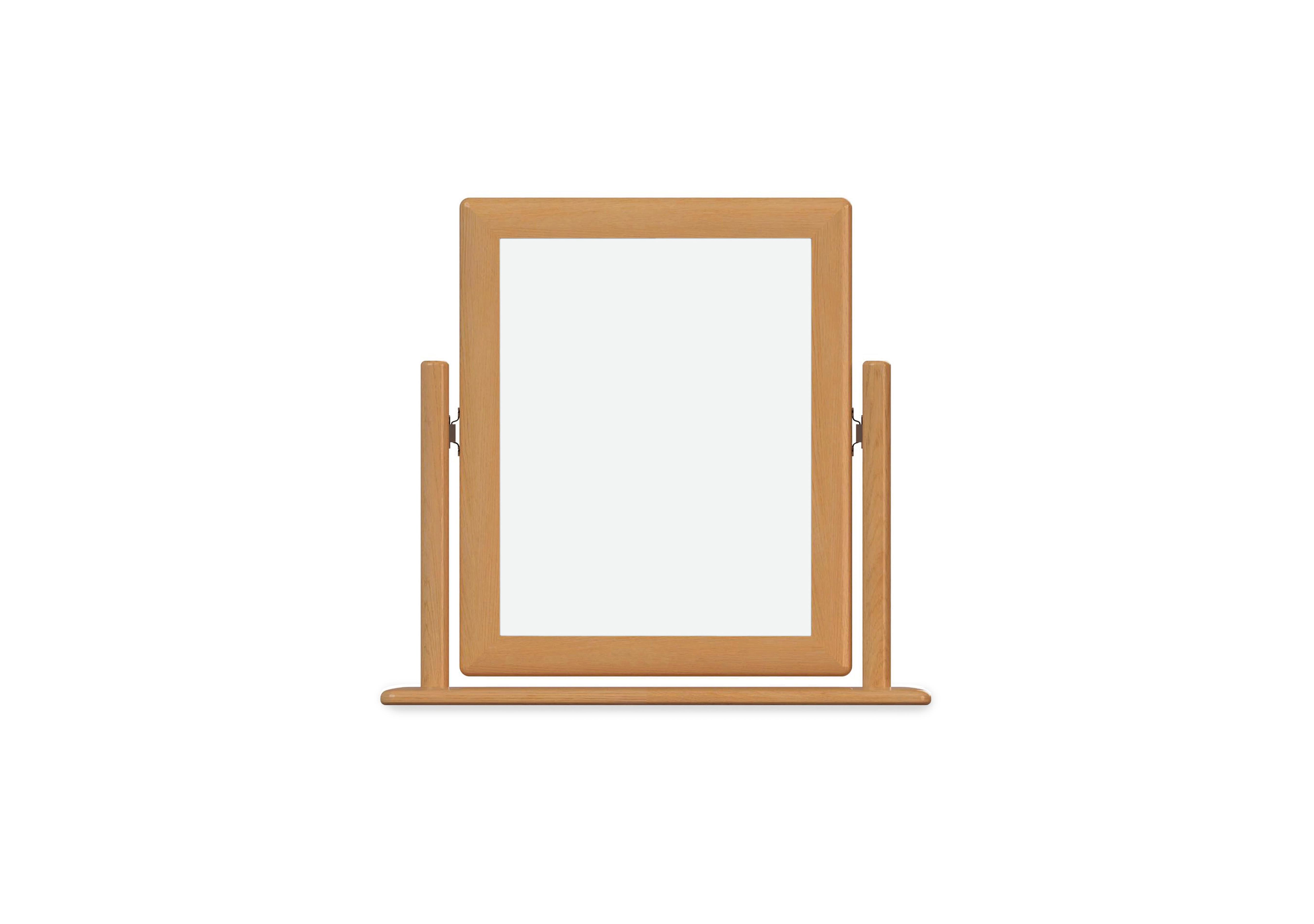 Stockholm Dressing Table Mirror in Light Oak on Furniture Village