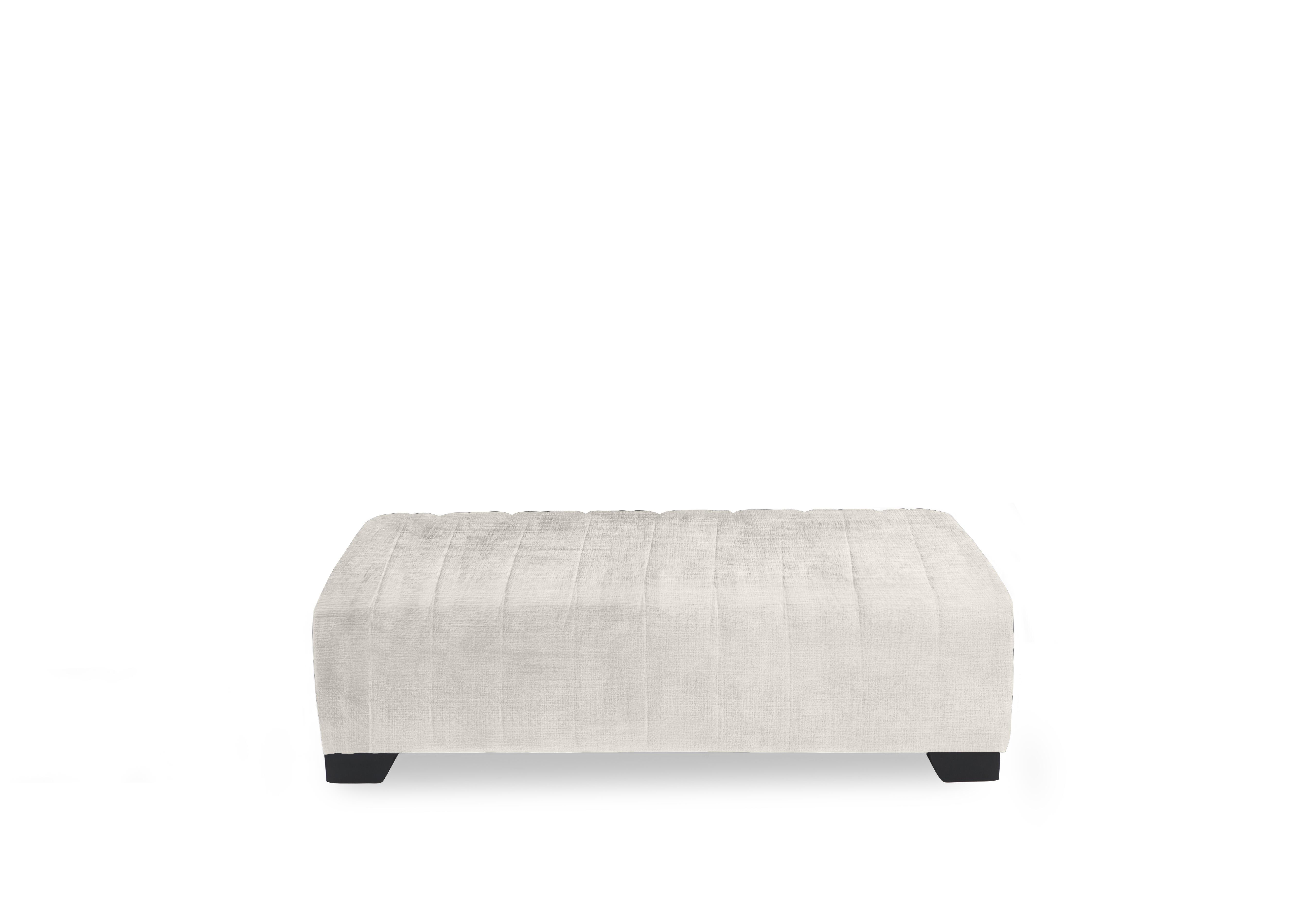 Boutique Allure Plain Bench Footstool in Coco Ivory Wng on Furniture Village