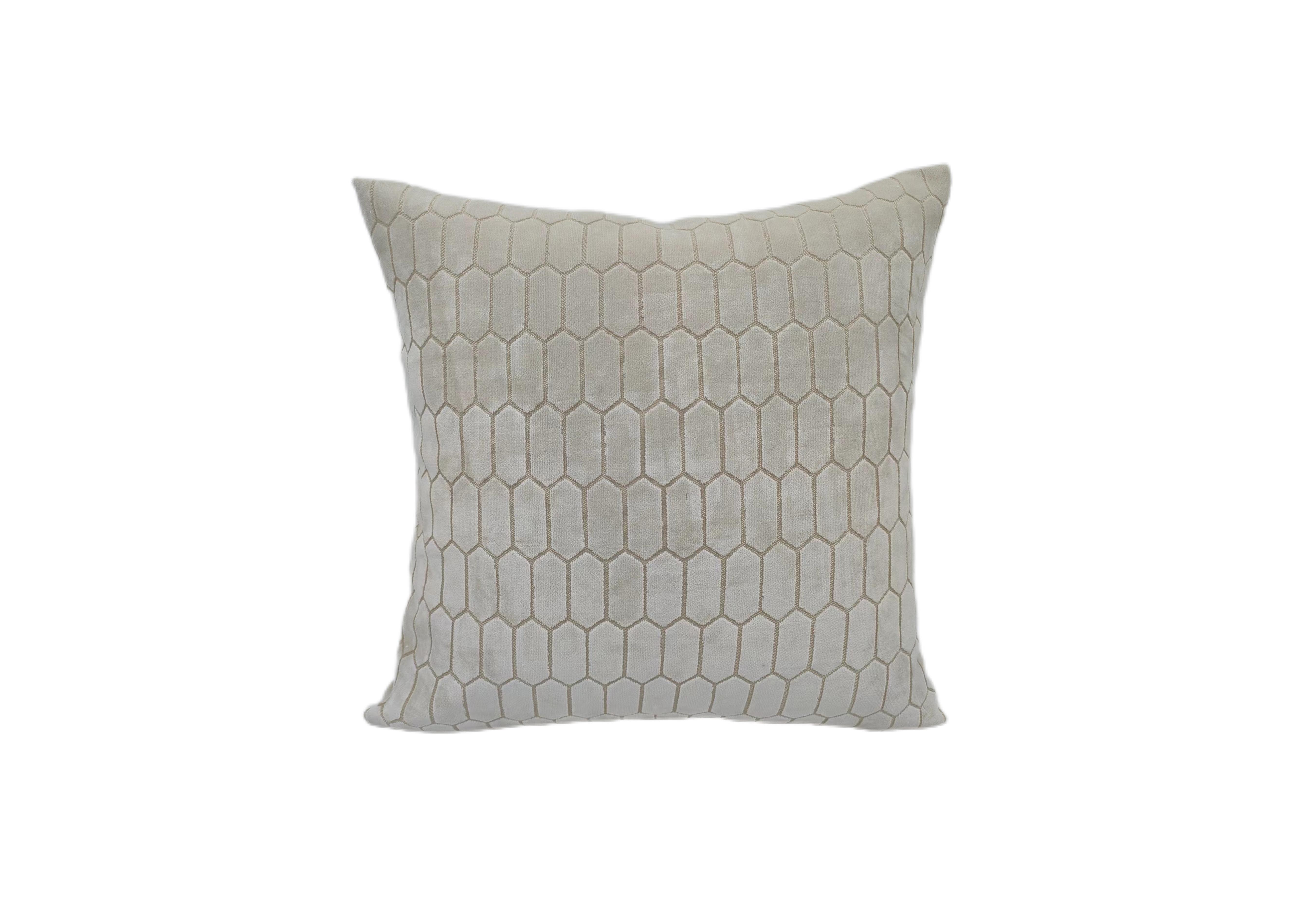 Honeycomb Small Cushion in Ivory on Furniture Village