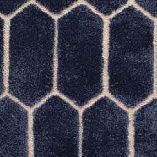 Honeycomb Small Cushion in Navy on Furniture Village