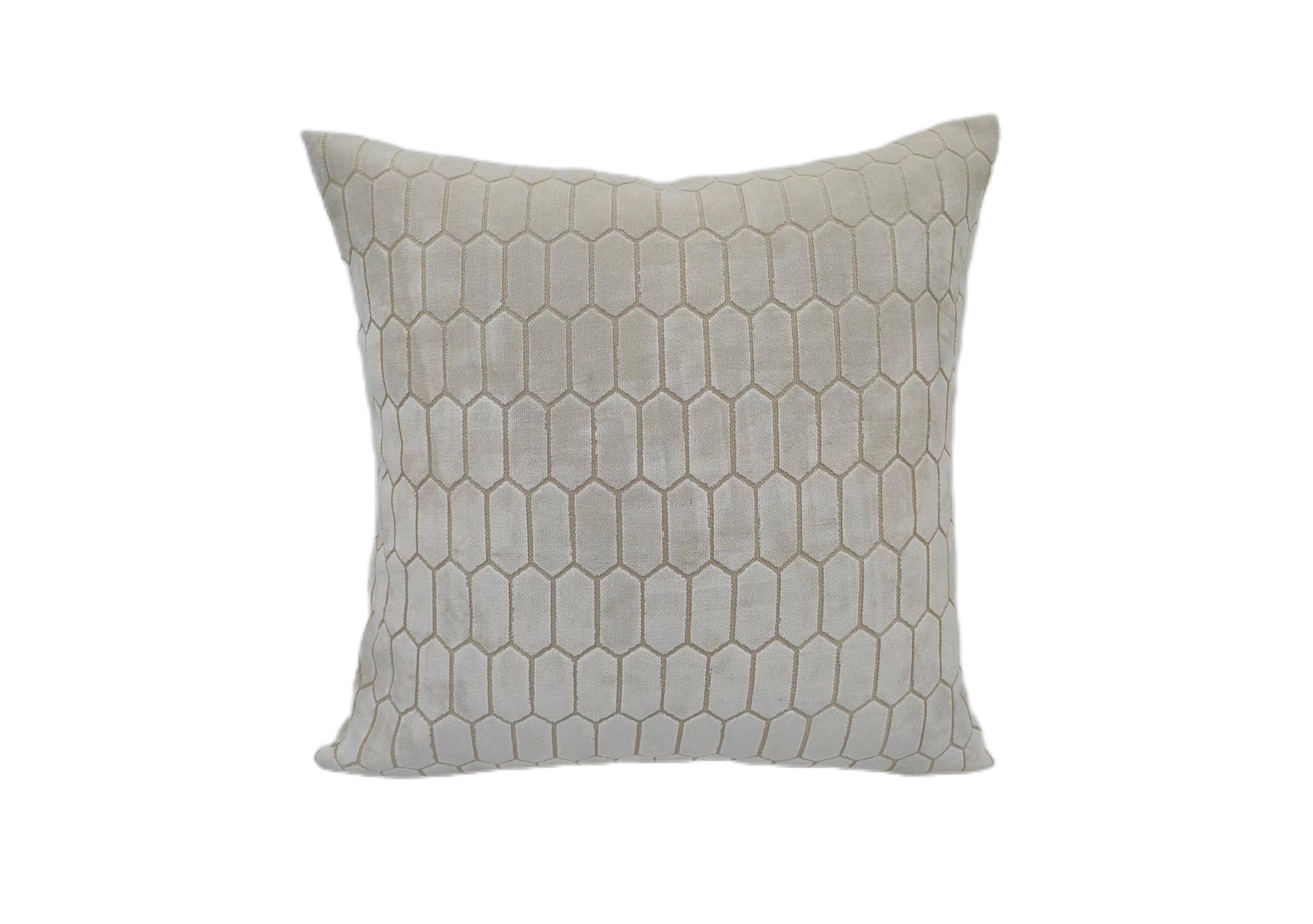 Honeycomb Large Cushion in Ivory on Furniture Village