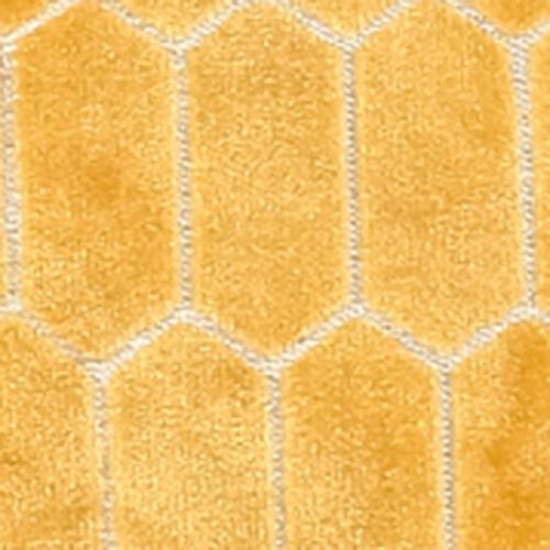 Honeycomb Large Cushion in Mustard on Furniture Village