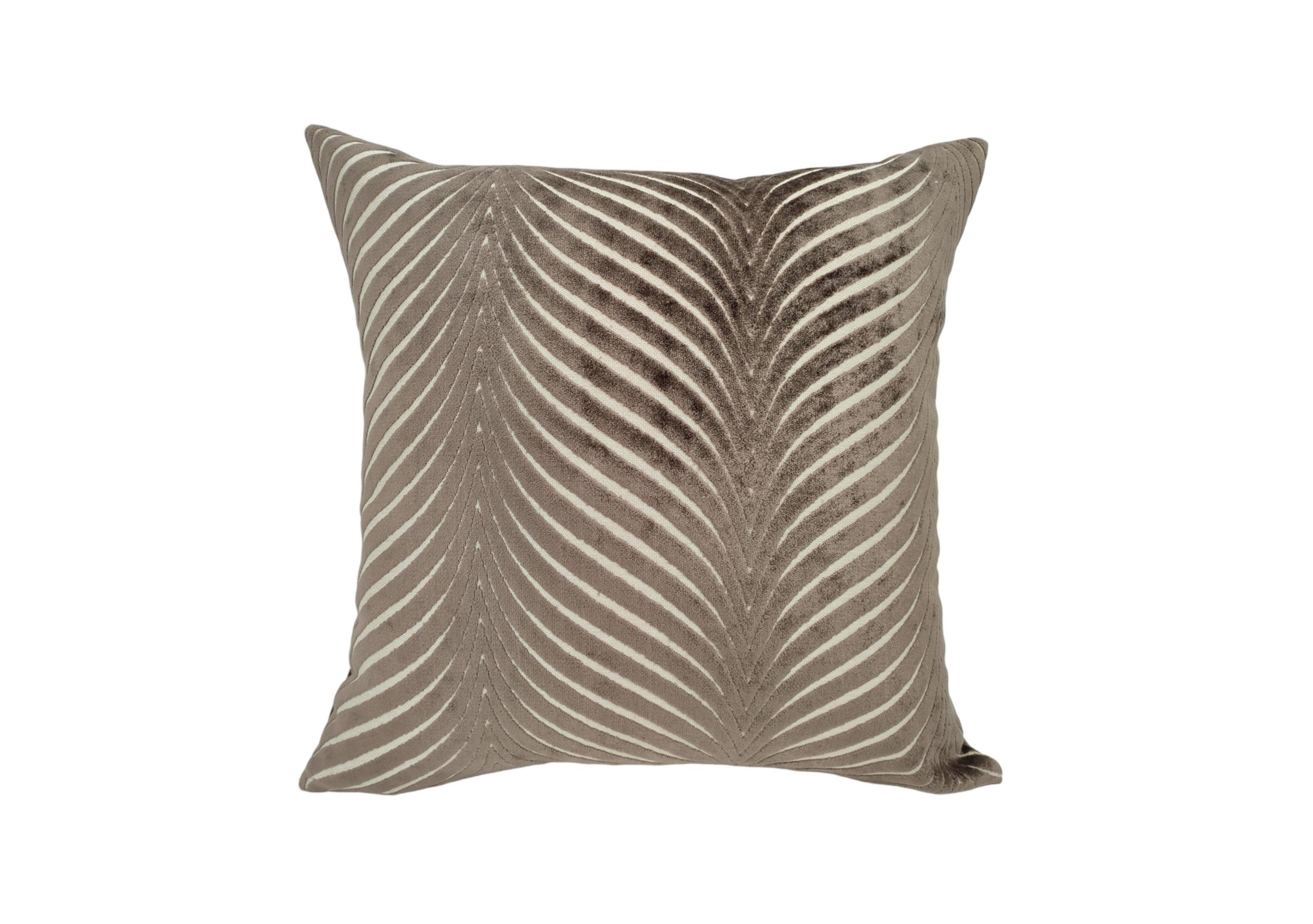 Rada Large Cushion in Choc on Furniture Village