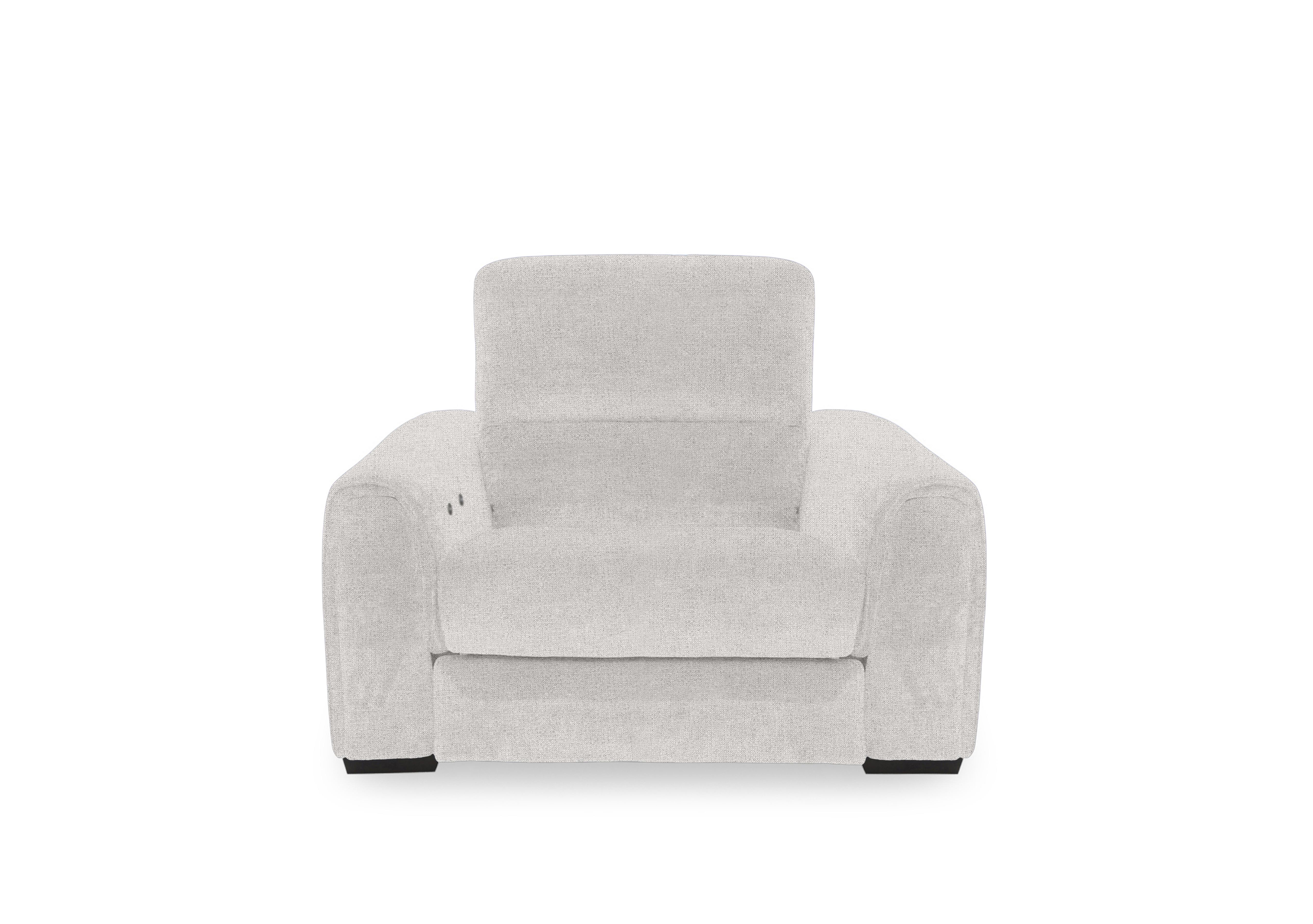Flex Fabric Power Recliner Armchair with Storage Arms in Fab-Mil-R110 Sand on Furniture Village