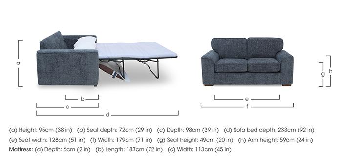 Emilia 2 Seater Sofa Bed in  on Furniture Village