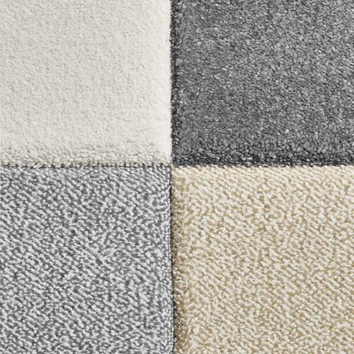 Breda Rug in Grey/Yellow on Furniture Village