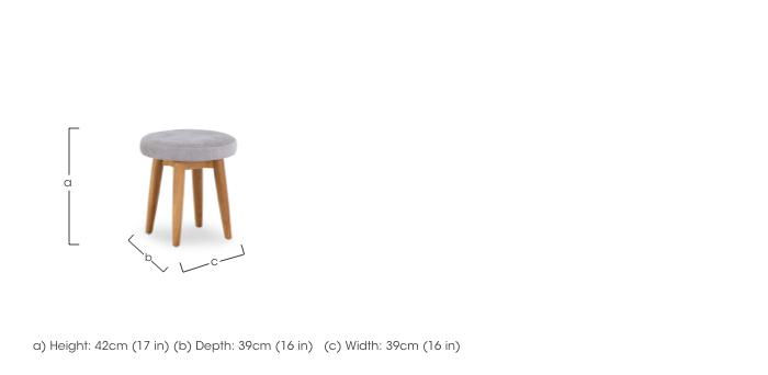 Stockholm Dressing Table Stool in  on Furniture Village