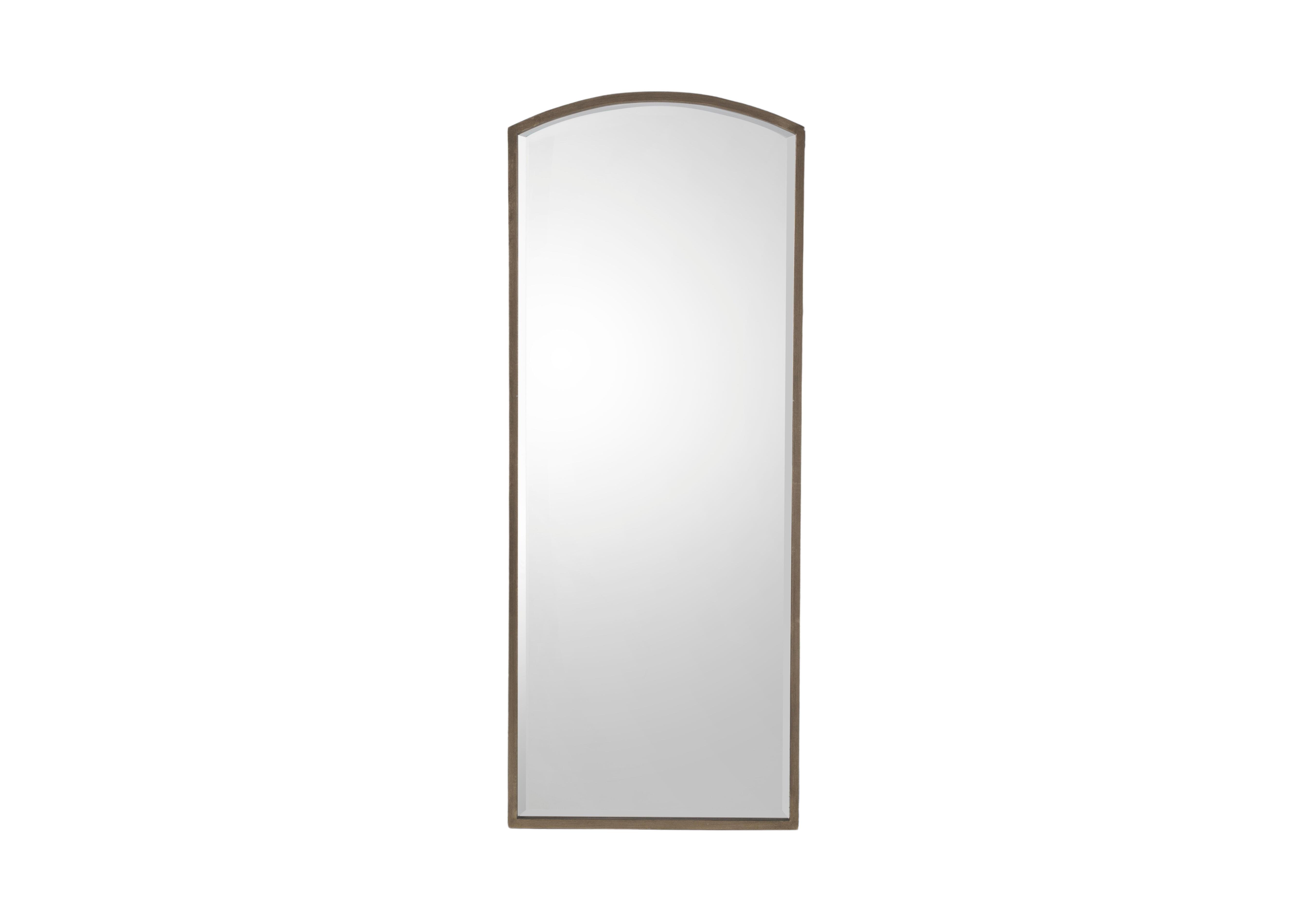 Heath Large Arch Mirror in Silver on Furniture Village