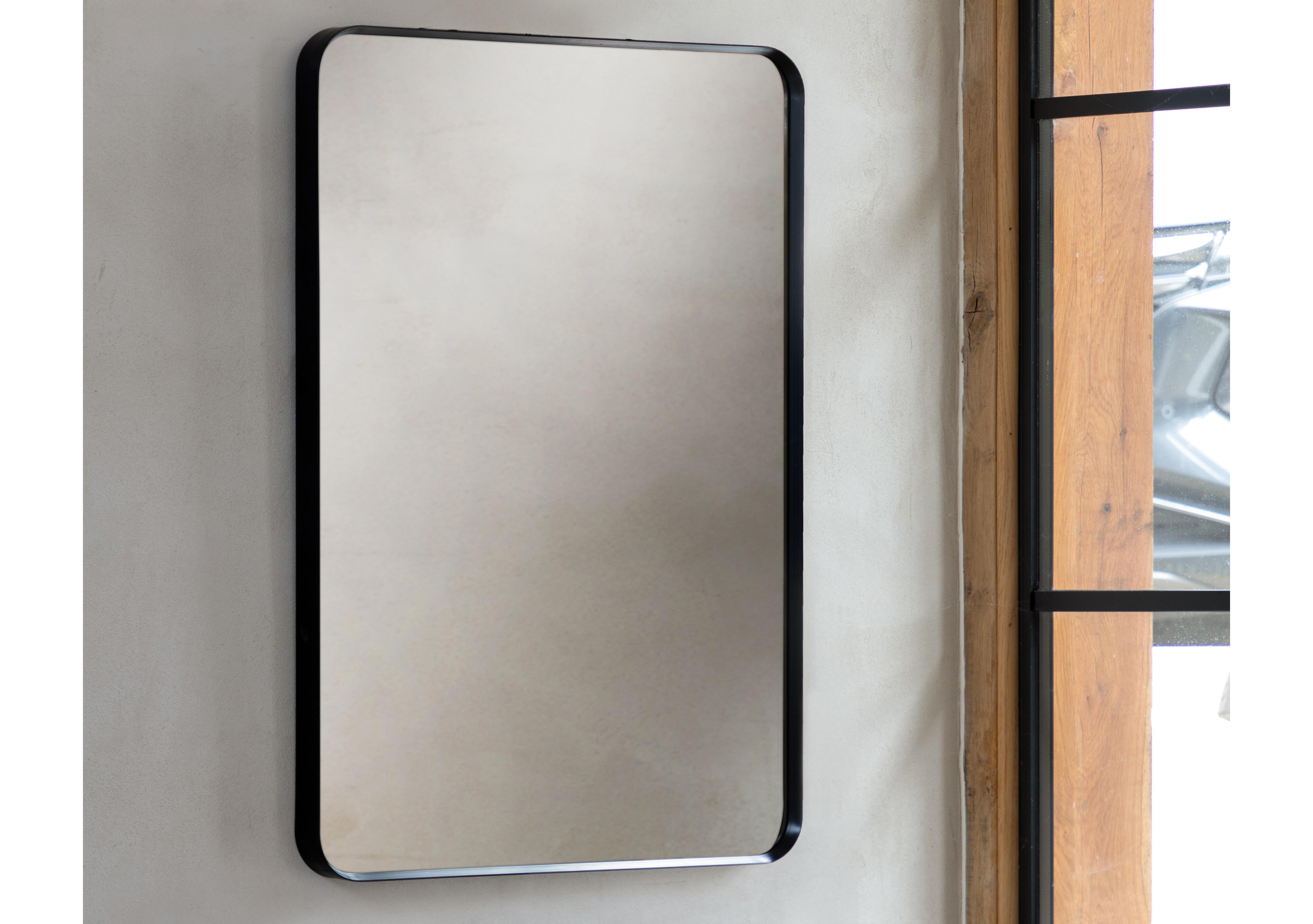 Heston Rectangular Mirror in  on Furniture Village