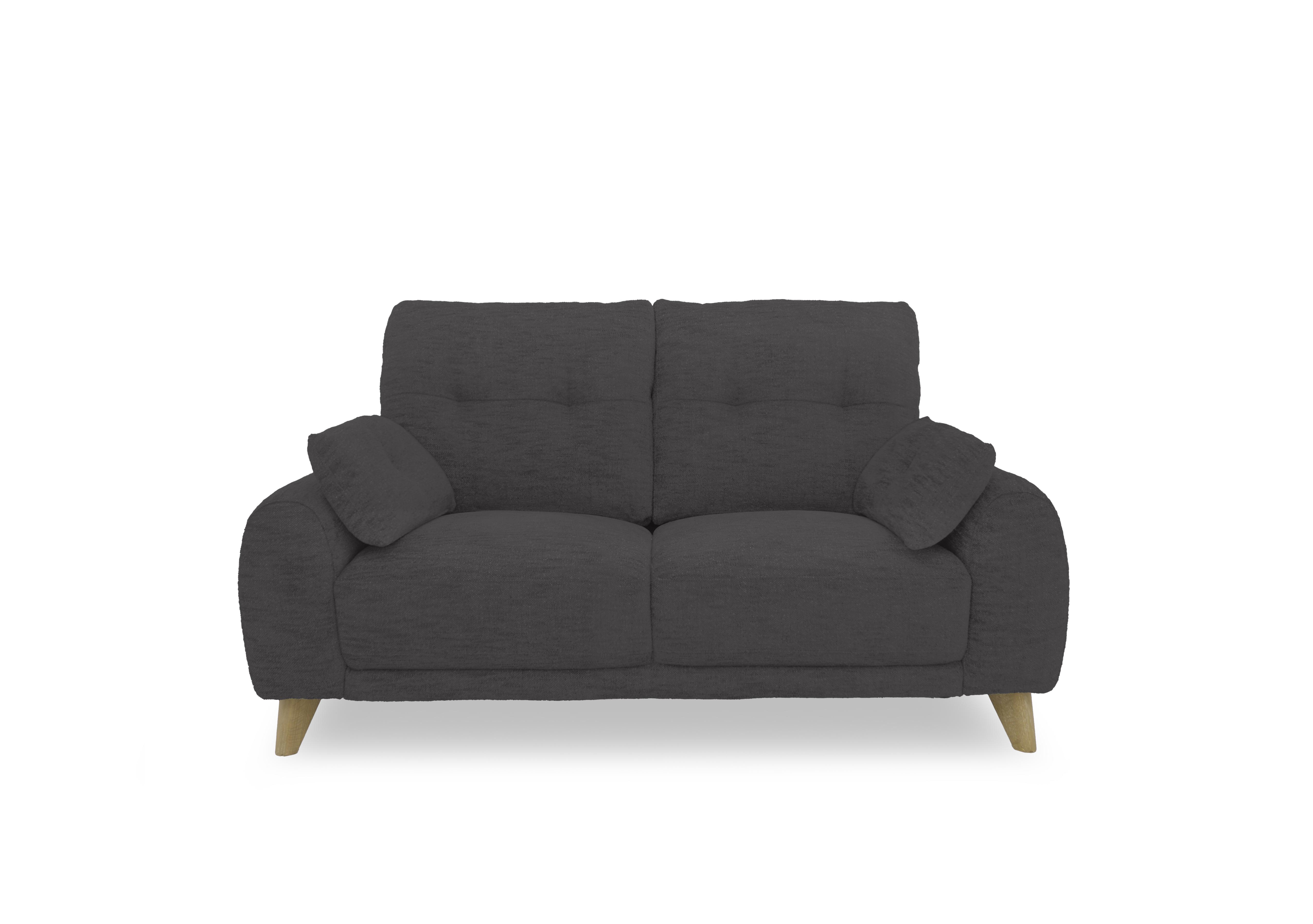 Malmo Fabric 2 Seater Sofa in Fab-Can-R456 Anthracite on Furniture Village