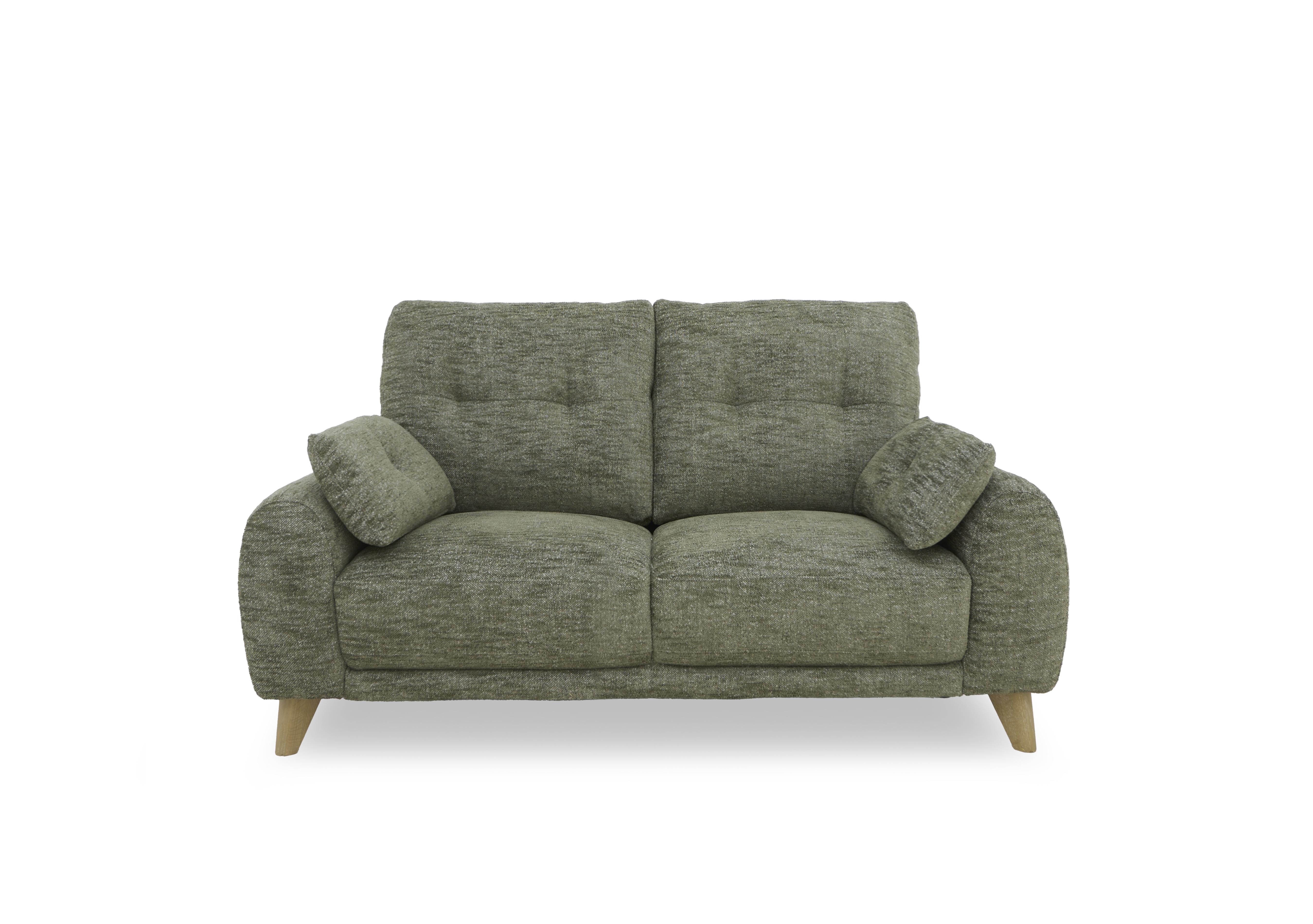 Malmo Fabric 2 Seater Sofa in Fab-Mga-R11 Olive Green on Furniture Village