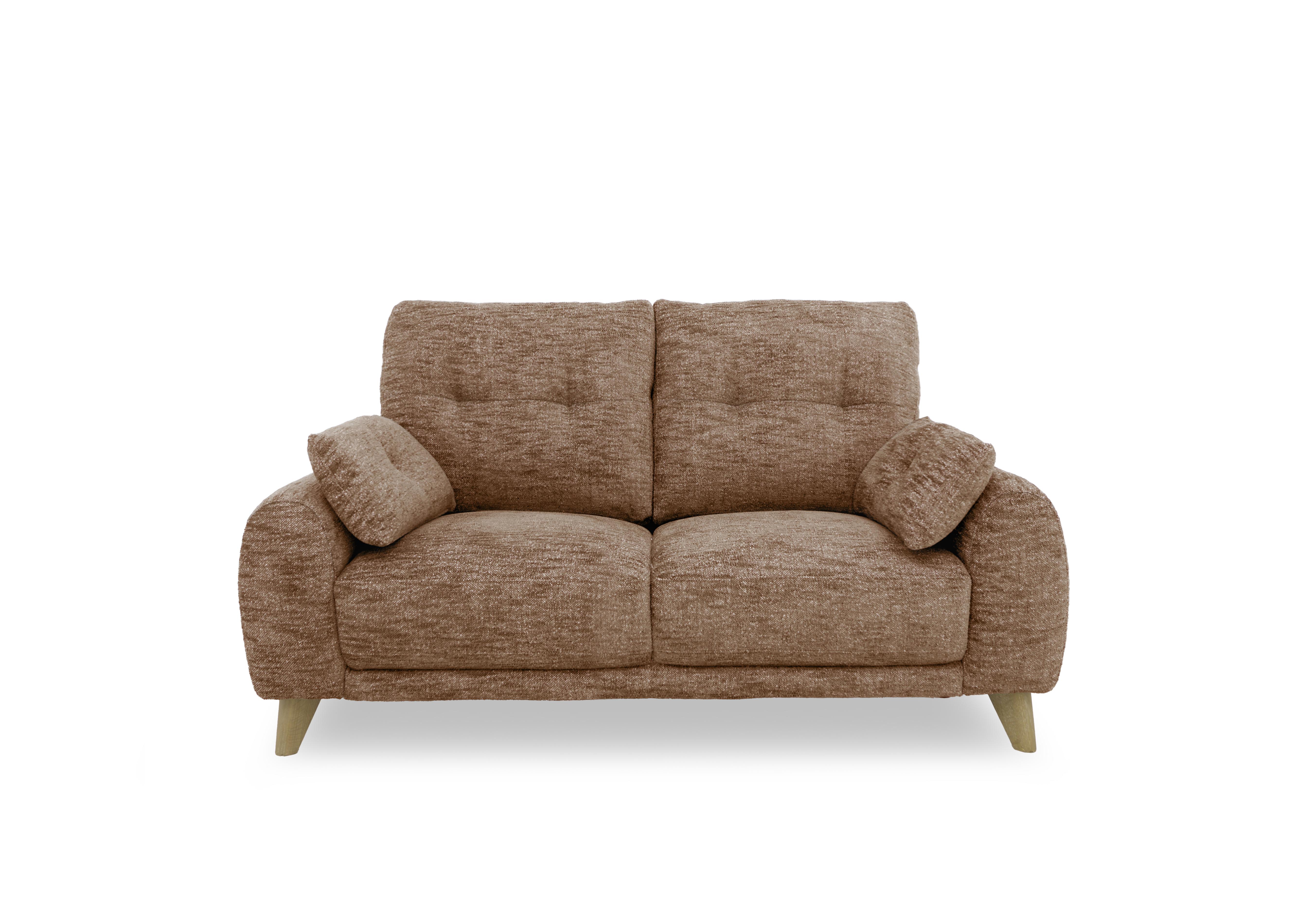 Malmo Fabric 2 Seater Sofa in Fab-Mga-R13 Light Brown on Furniture Village