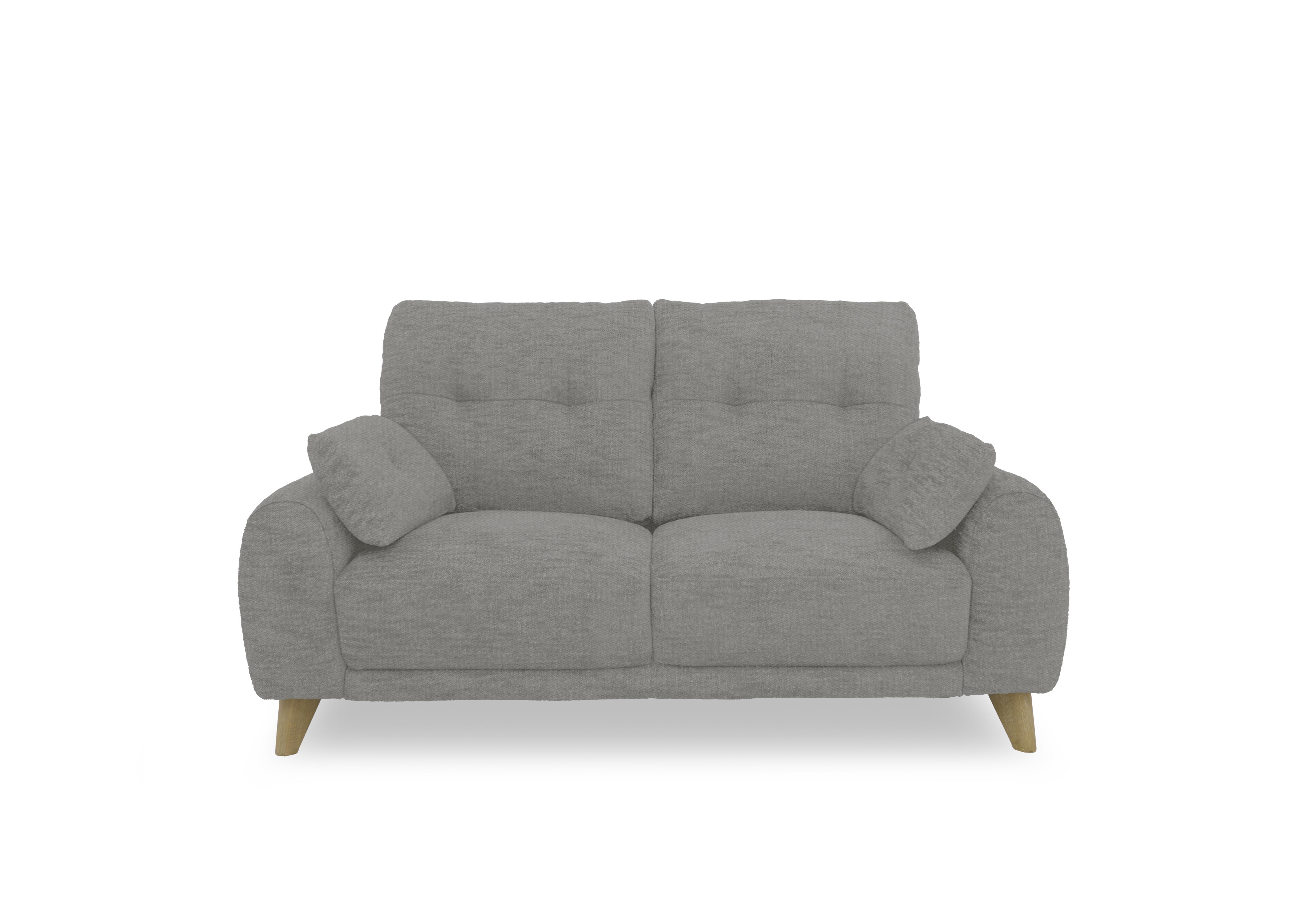 Malmo Fabric 2 Seater Sofa in Fab-Ndo-R19 Silver Grey on Furniture Village