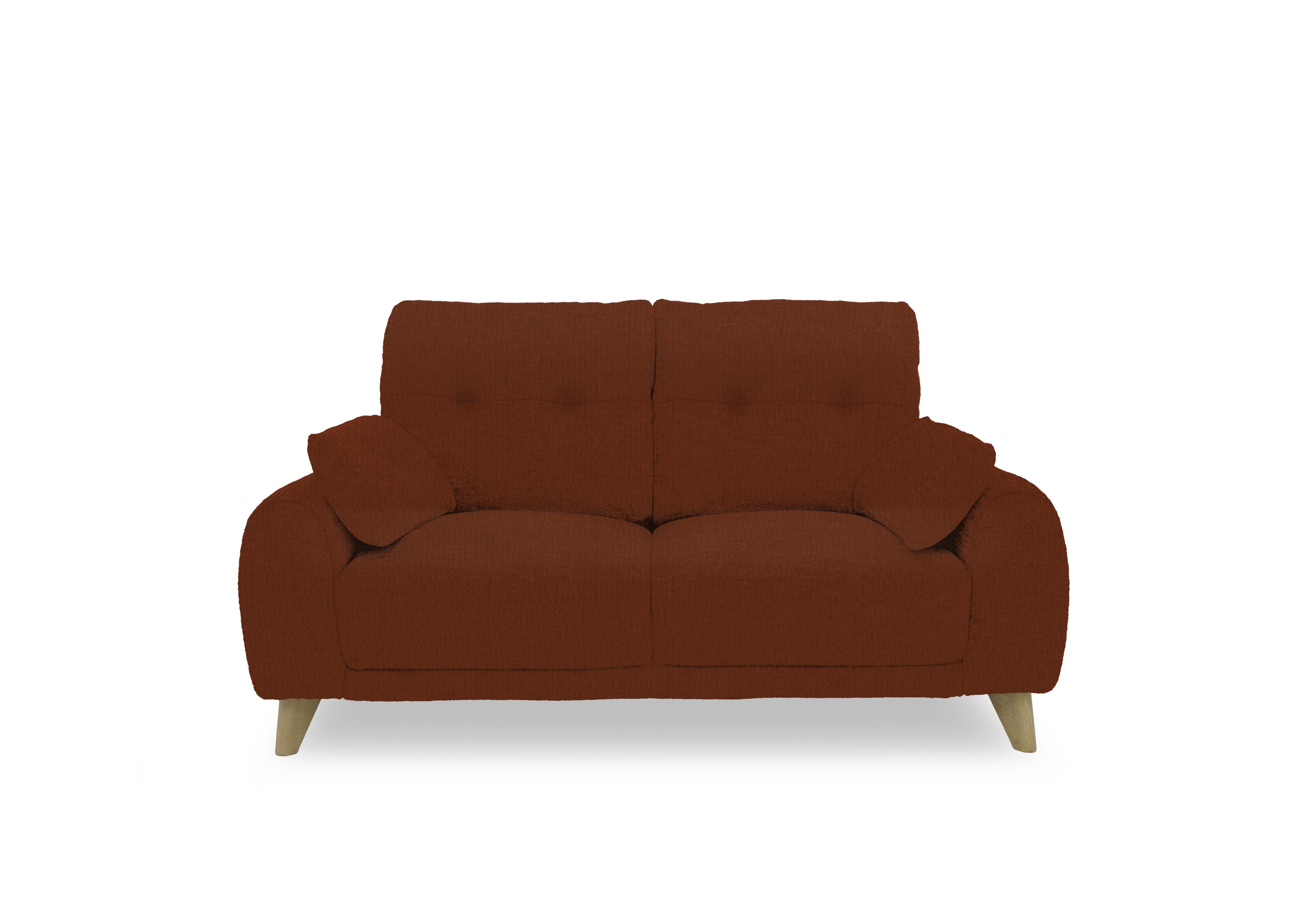 Malmo Fabric 2 Seater Sofa in Fab-Ndo-R22 Caramel on Furniture Village