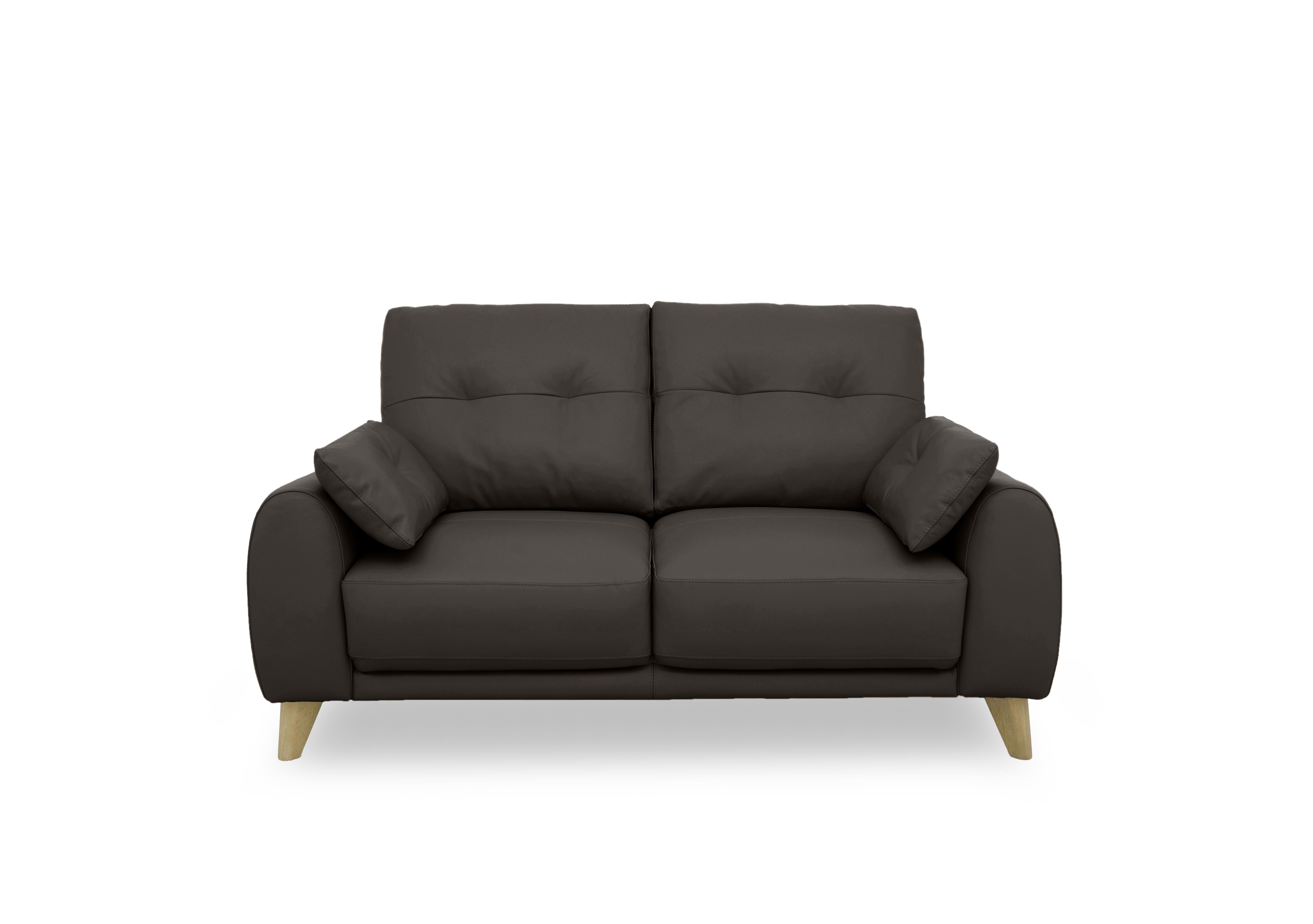Malmo Leather 2 Seater Sofa in Bv-1748 Dark Chocolate on Furniture Village