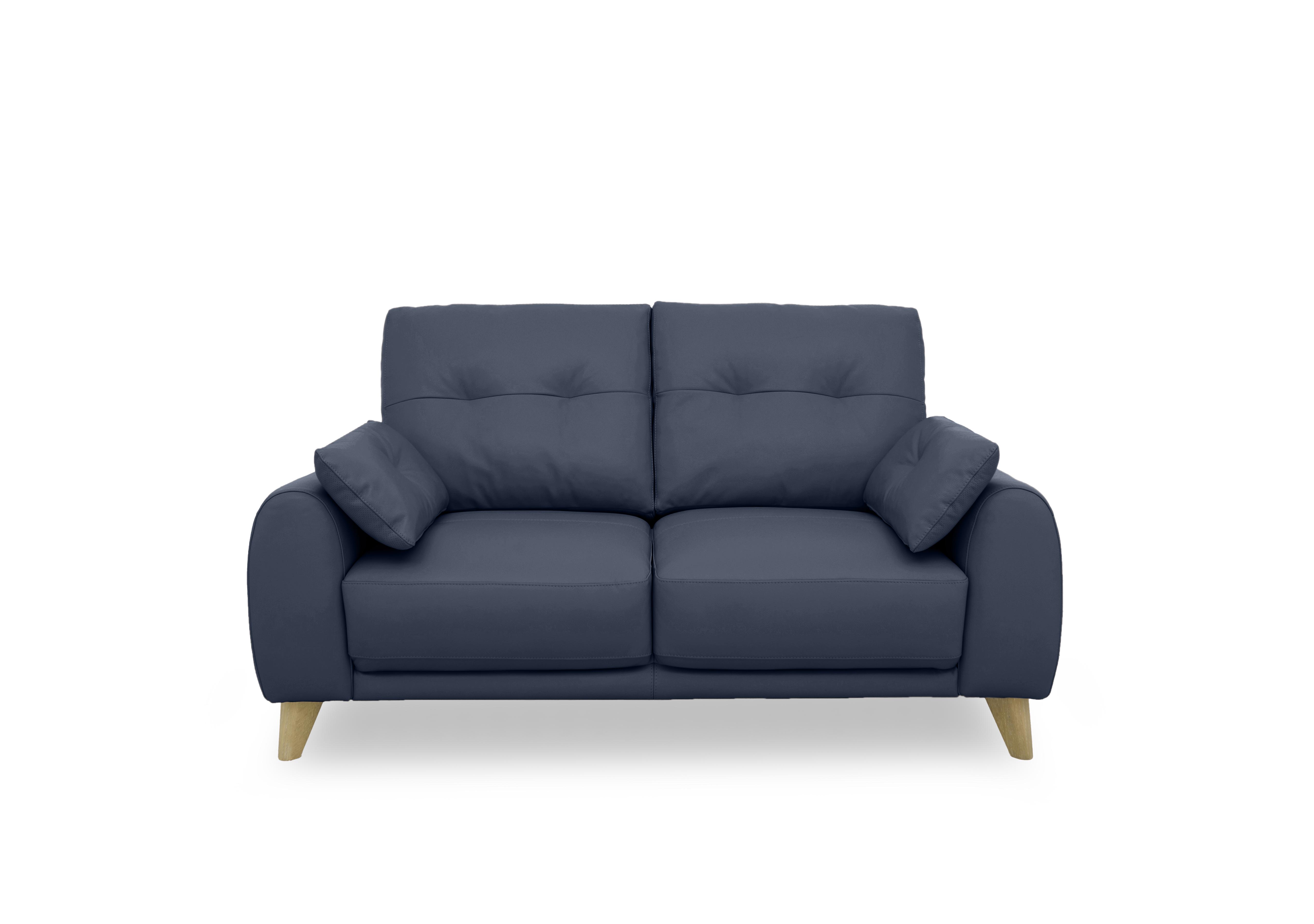 Malmo Leather 2 Seater Sofa in Nw-681e Ocean on Furniture Village