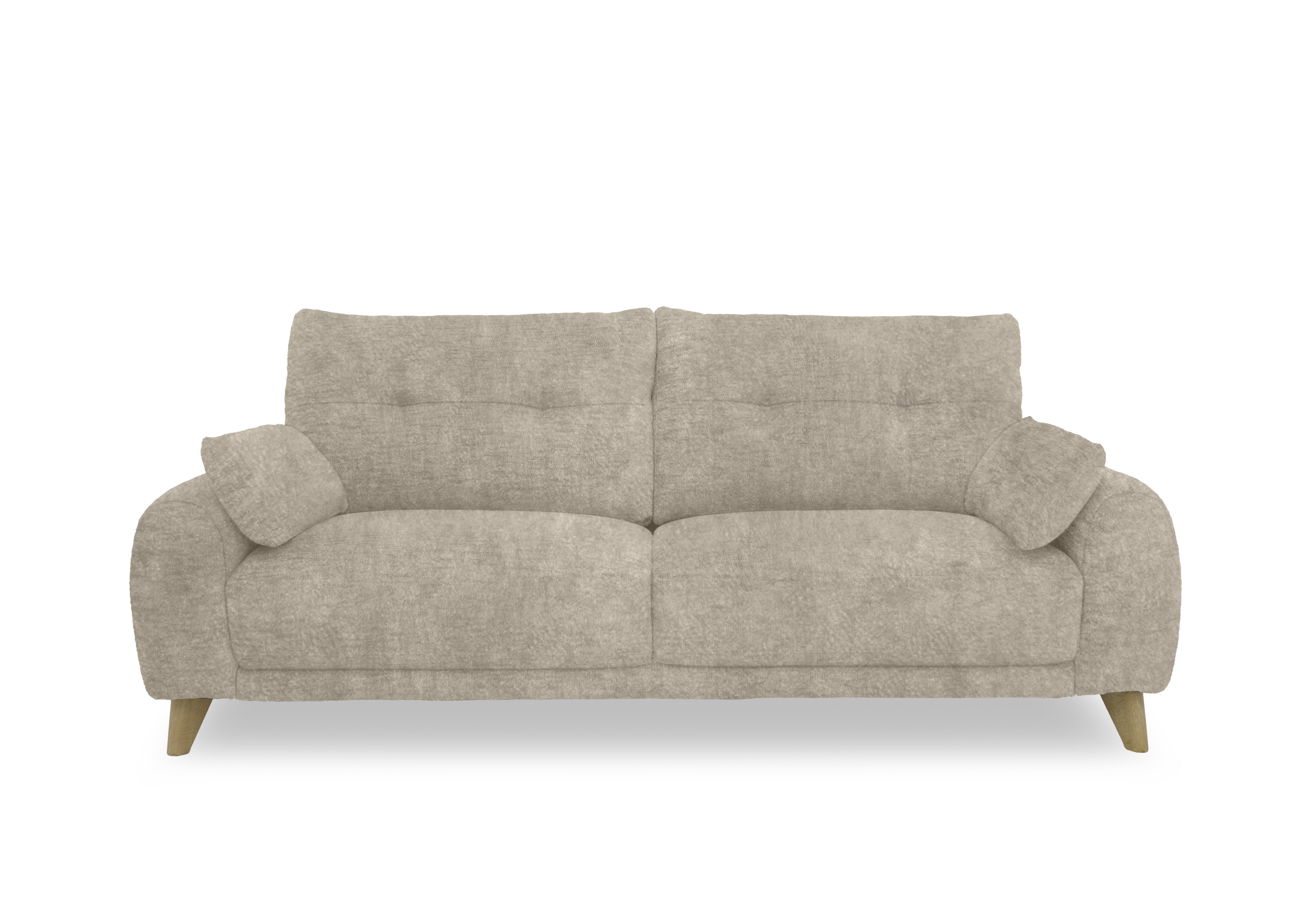 Malmo Fabric 3 Seater Sofa in Bfa-Bnn-R26 Cream on Furniture Village