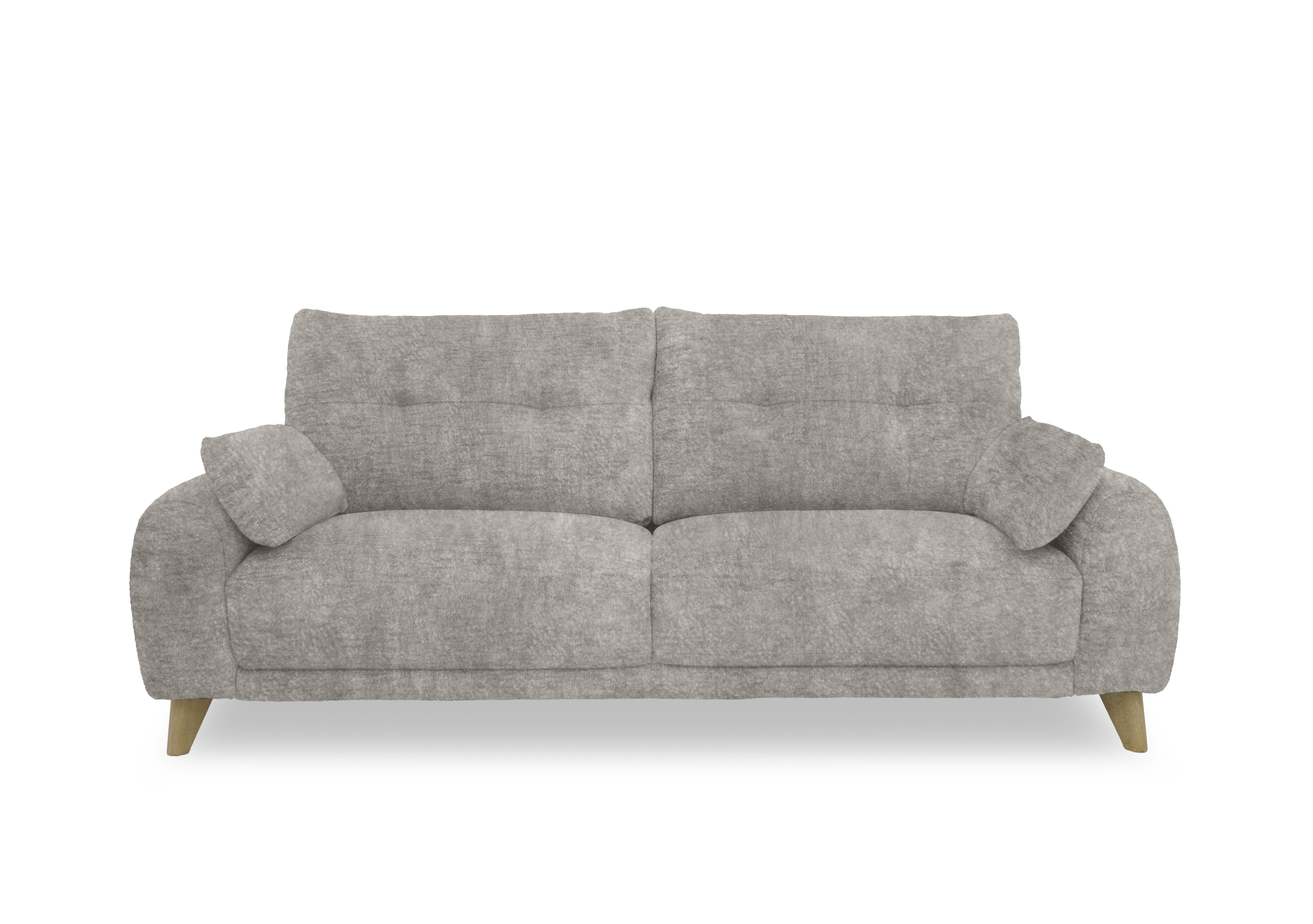 Malmo Fabric 3 Seater Sofa in Bfa-Bnn-R28 Grey on Furniture Village