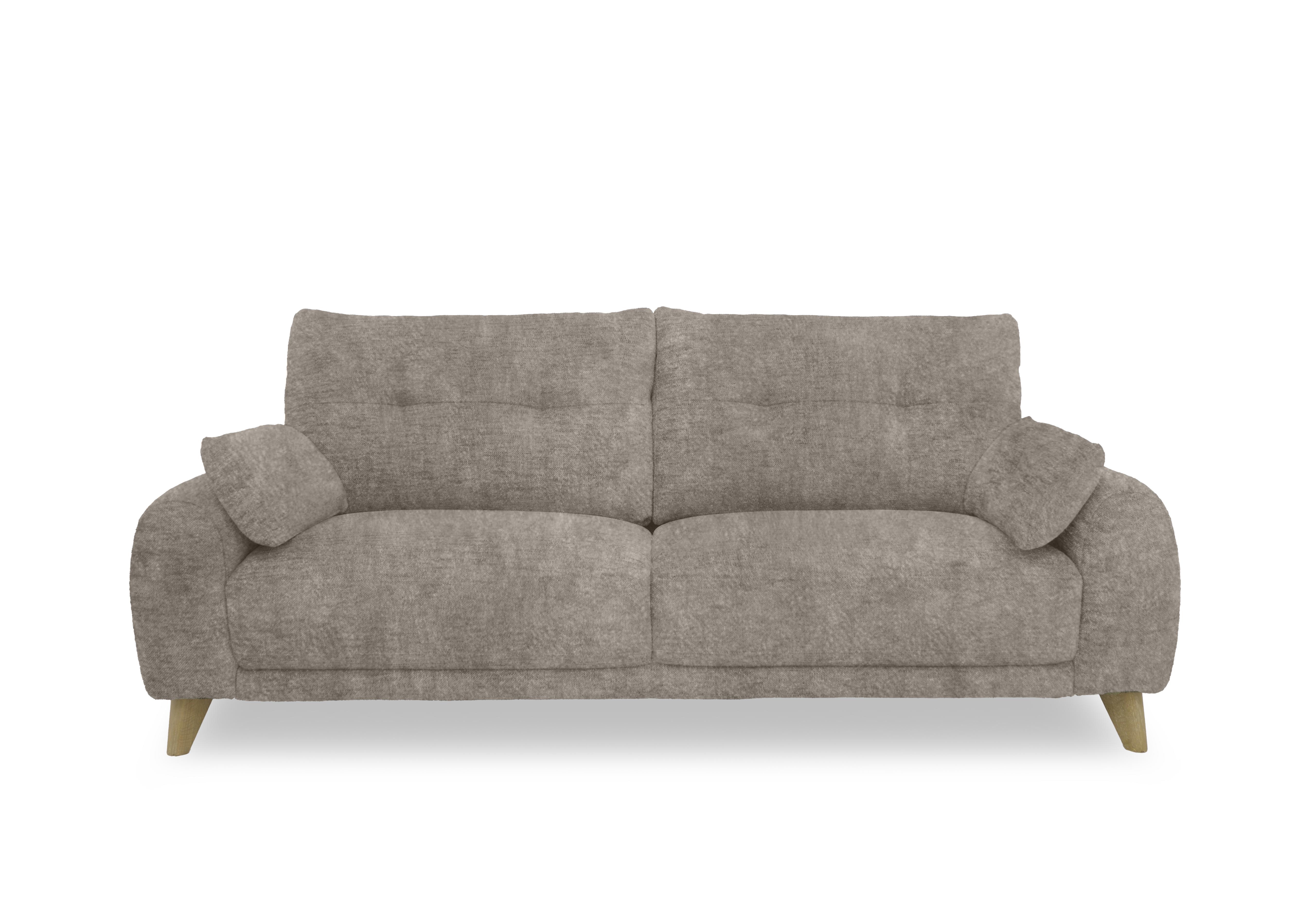 Malmo Fabric 3 Seater Sofa in Bfa-Bnn-R29 Mink on Furniture Village