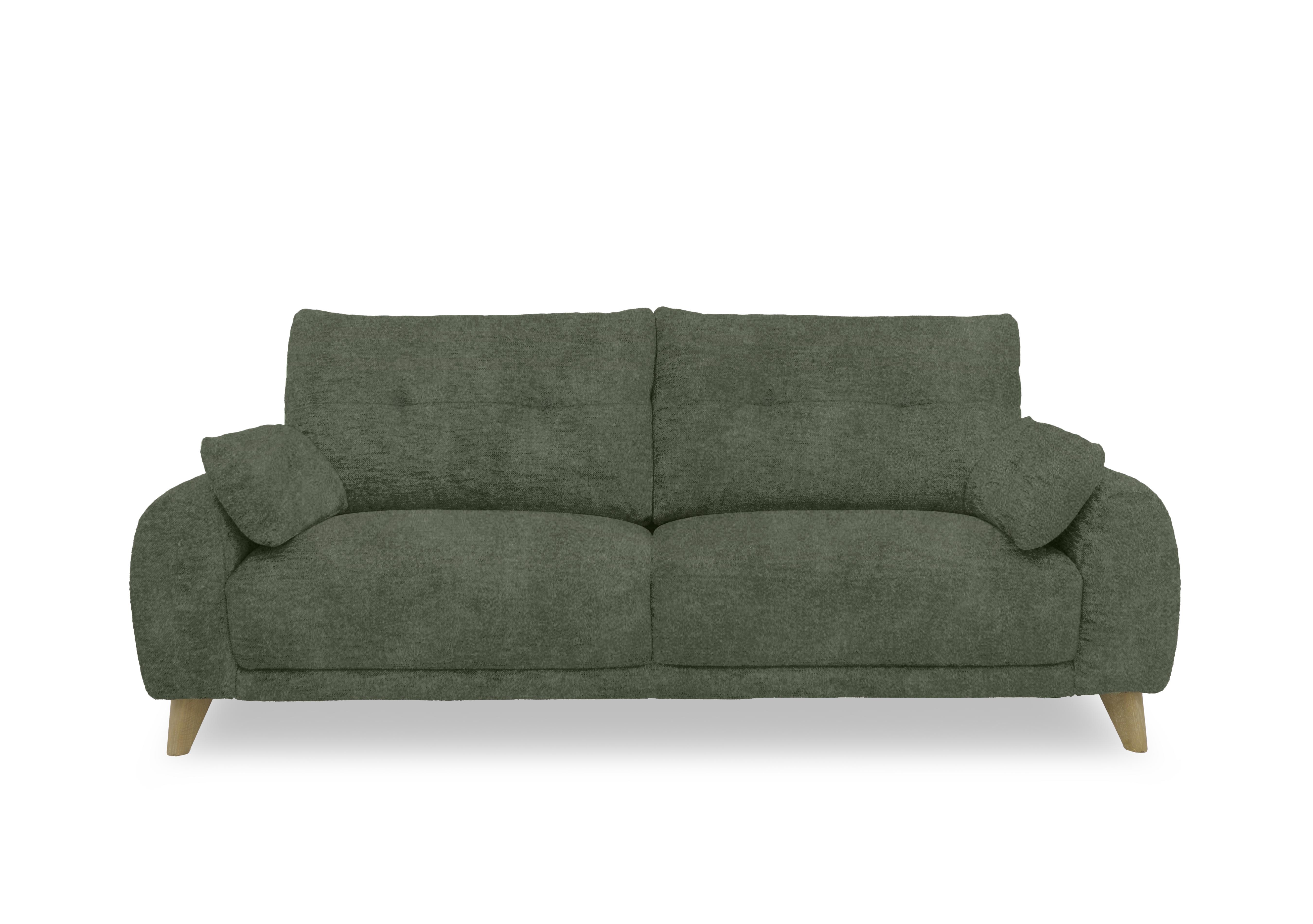 Malmo Fabric 3 Seater Sofa in Bfa-Ori-R12 Olive on Furniture Village